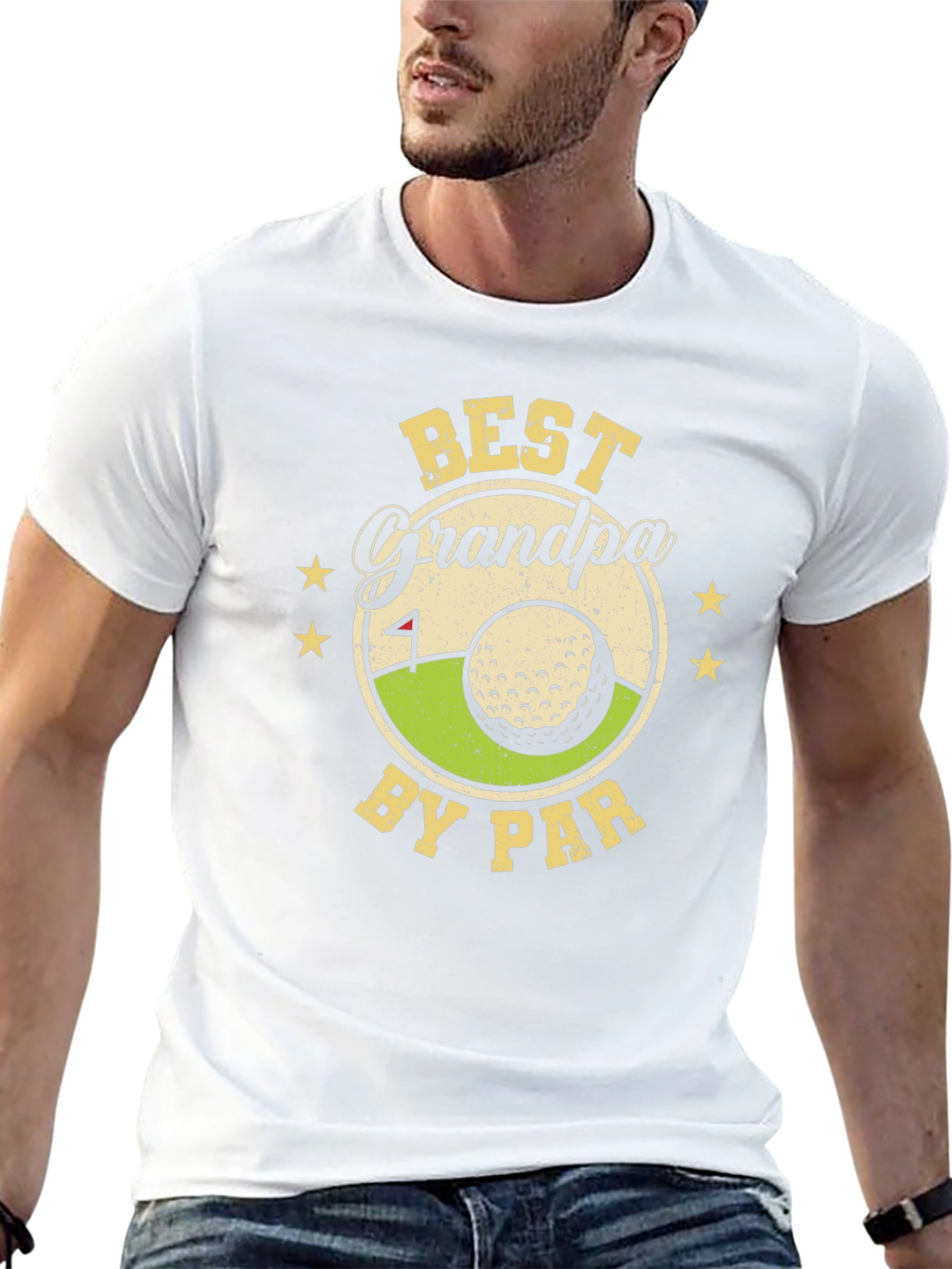 Best Grandpa By Par Golf T-Shirt