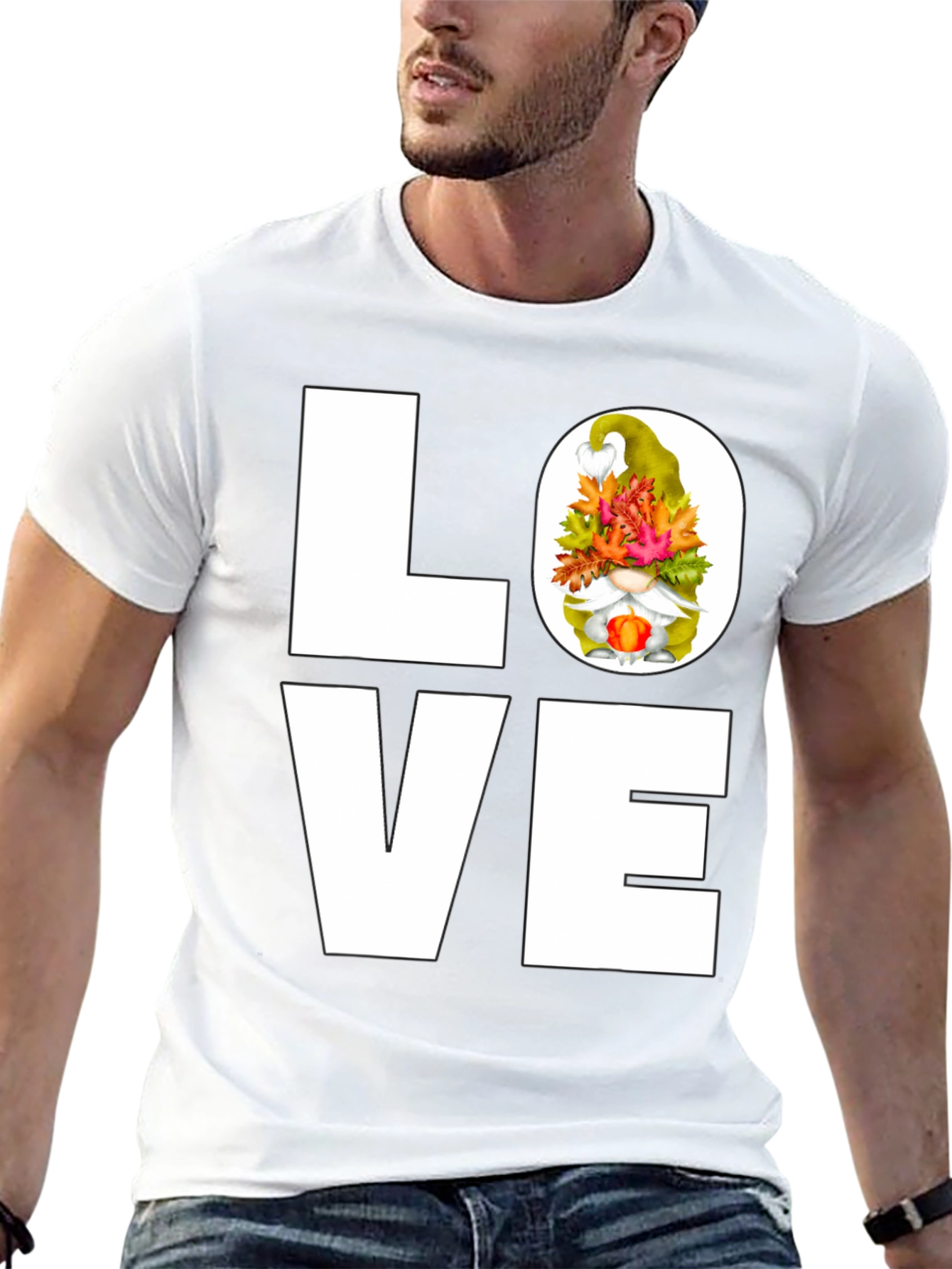Fall Gnome Love T-Shirt