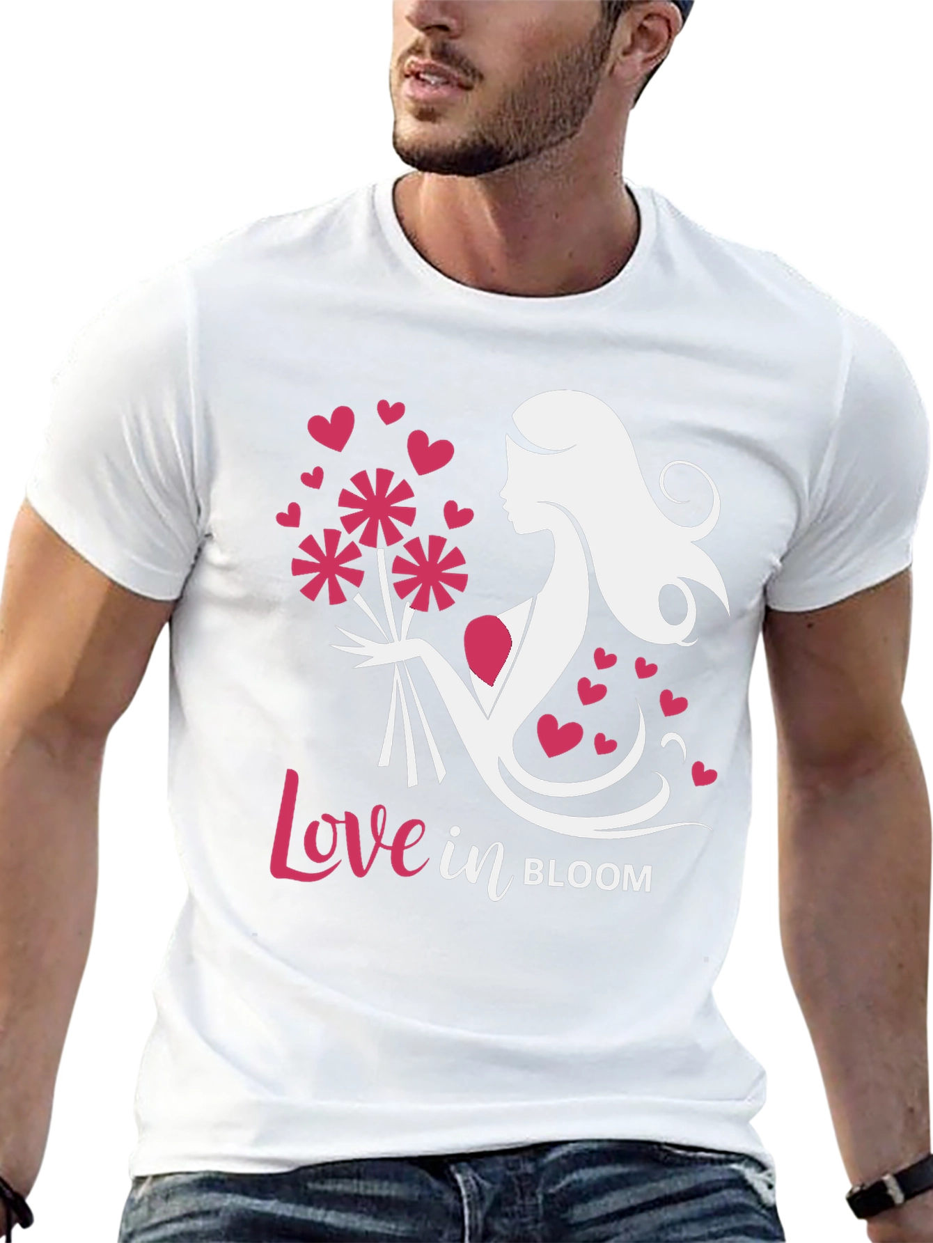 Love in Bloom Graphic Tee - Stylish & Trendy