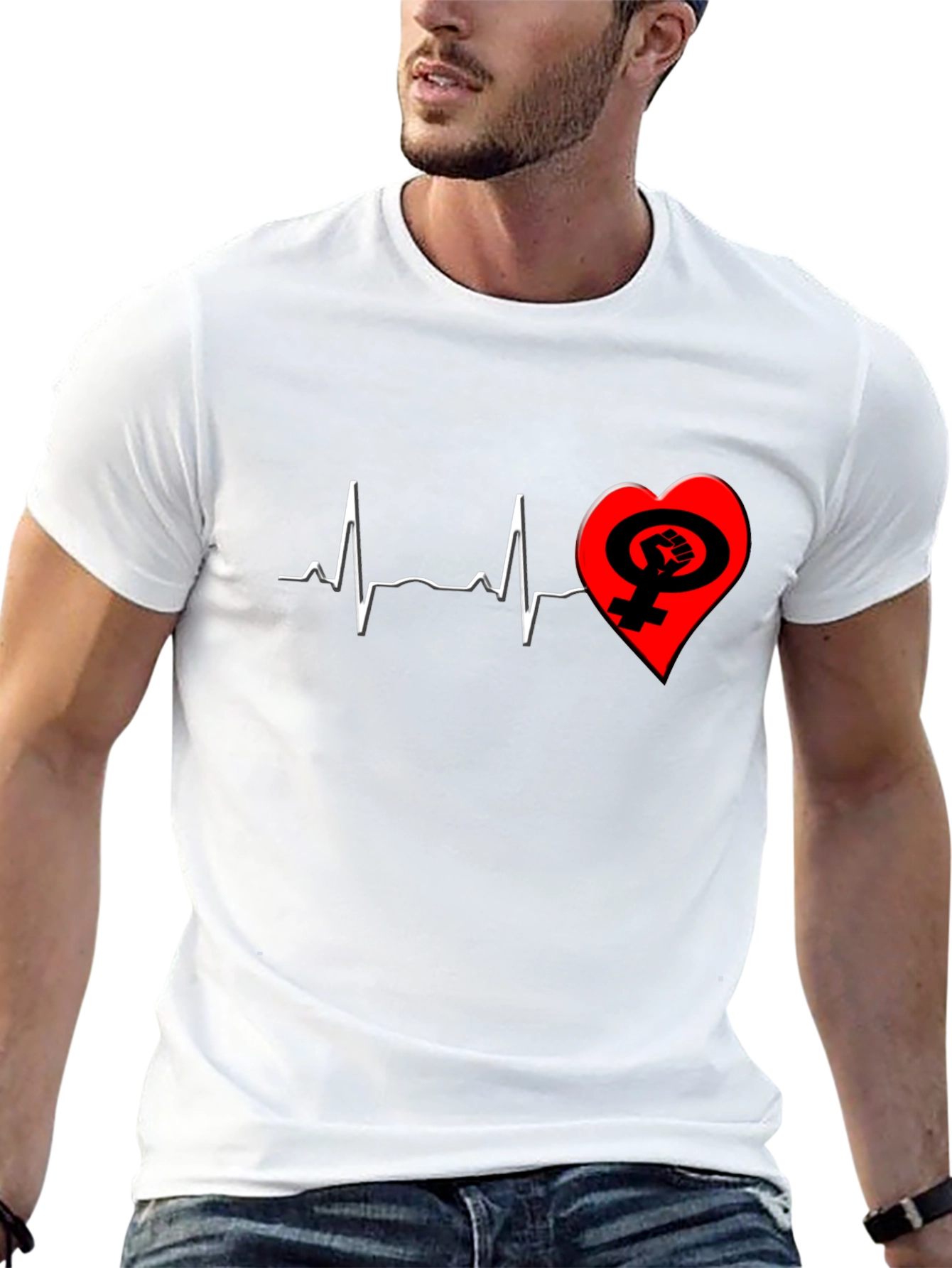 Feminist Heartbeat T-Shirt