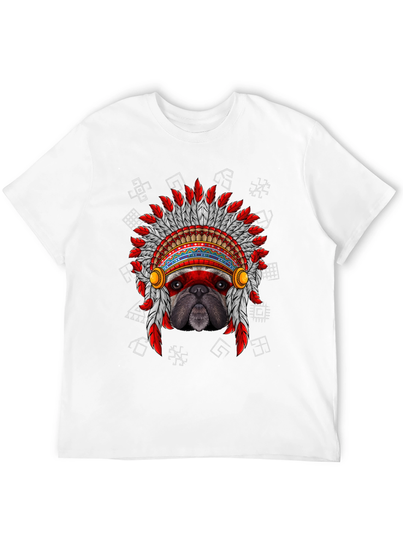 Bulldog Chief Headdress T-Shirt