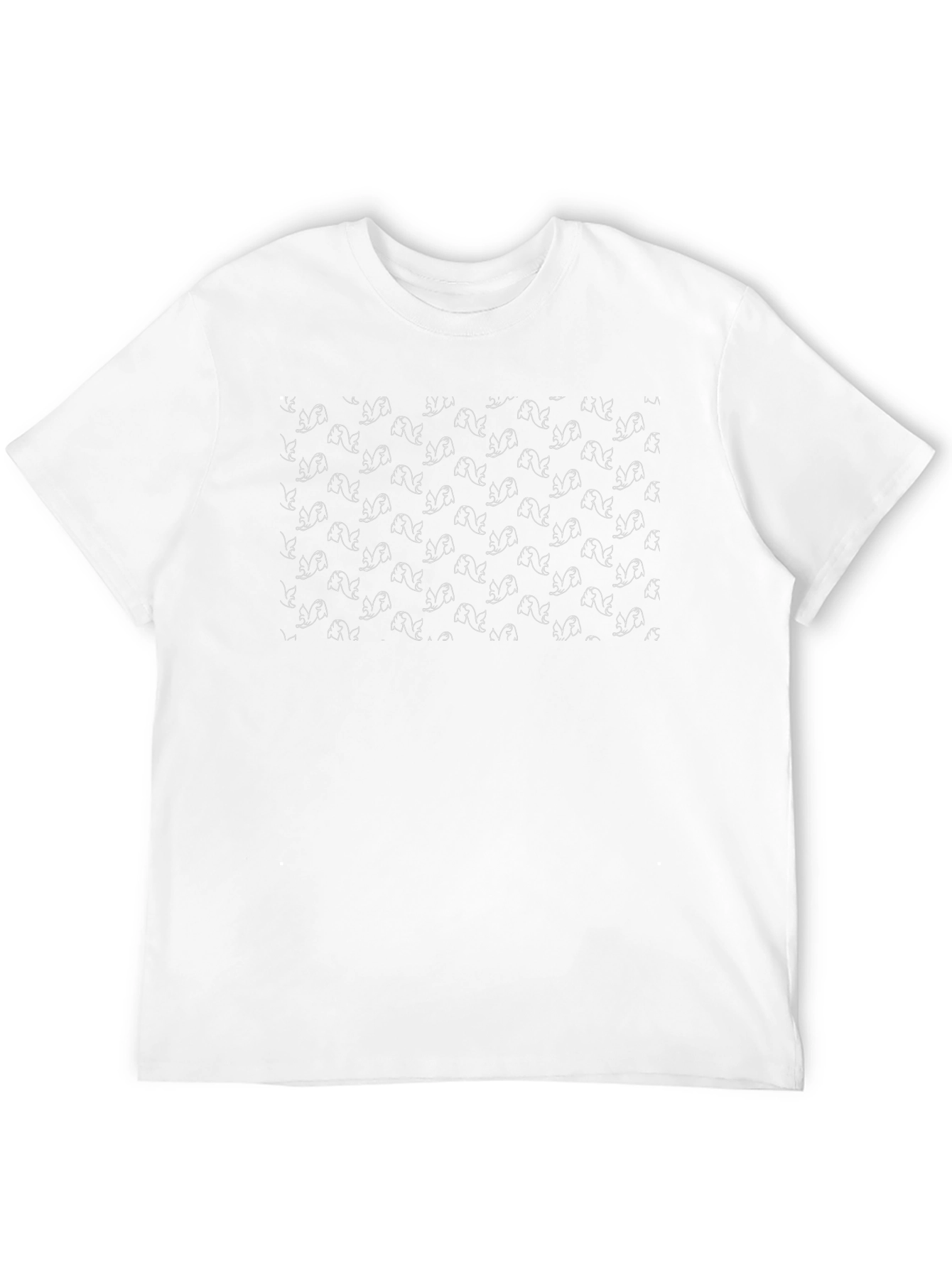 Unique Squirrel Pattern Black T-Shirt for Men