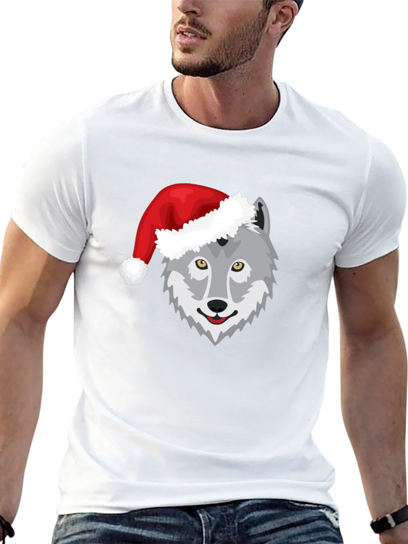 Wolf Christmas T-Shirt