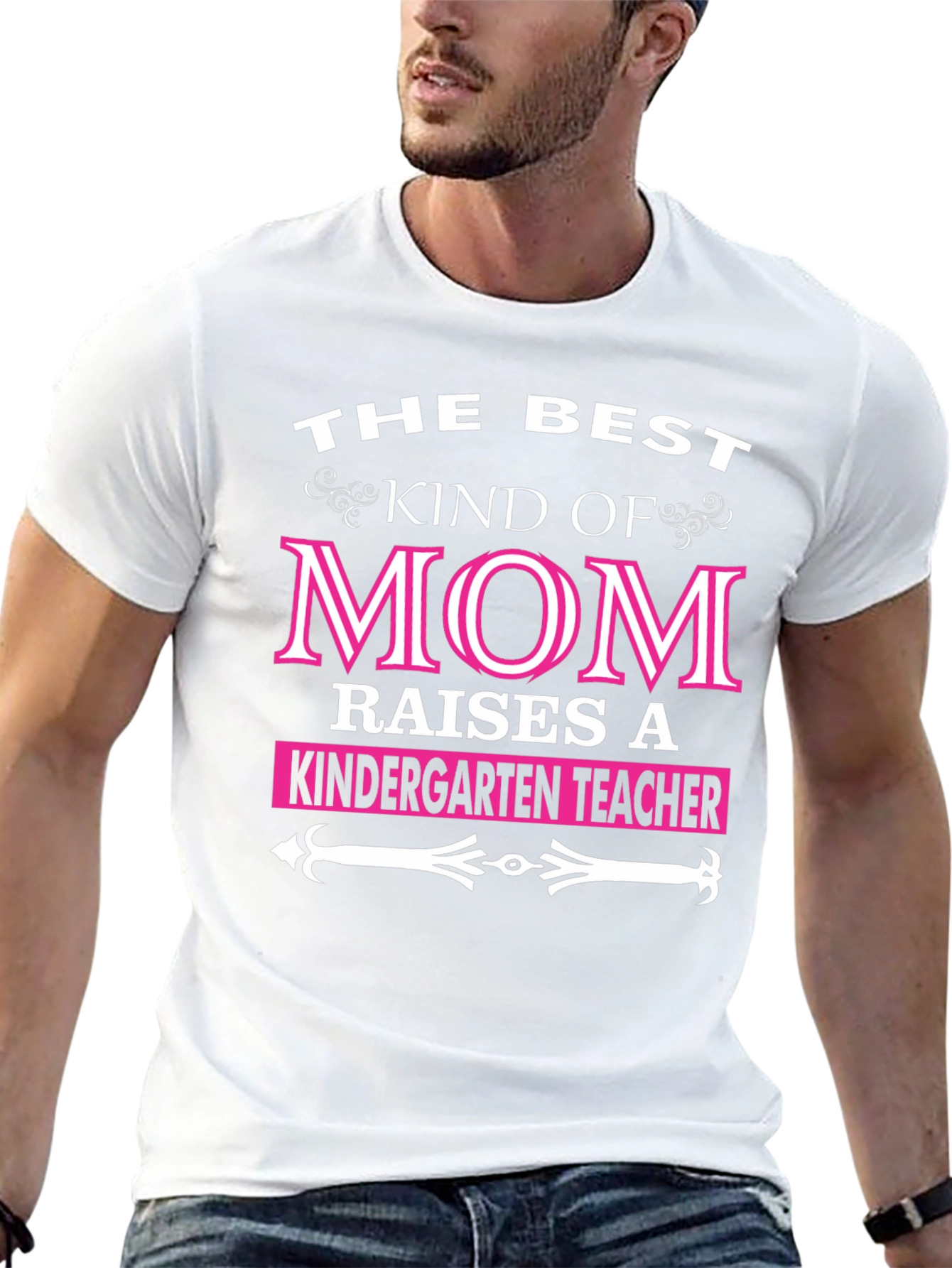 Best Kind of Mom T-Shirt - Kindergarten Teacher