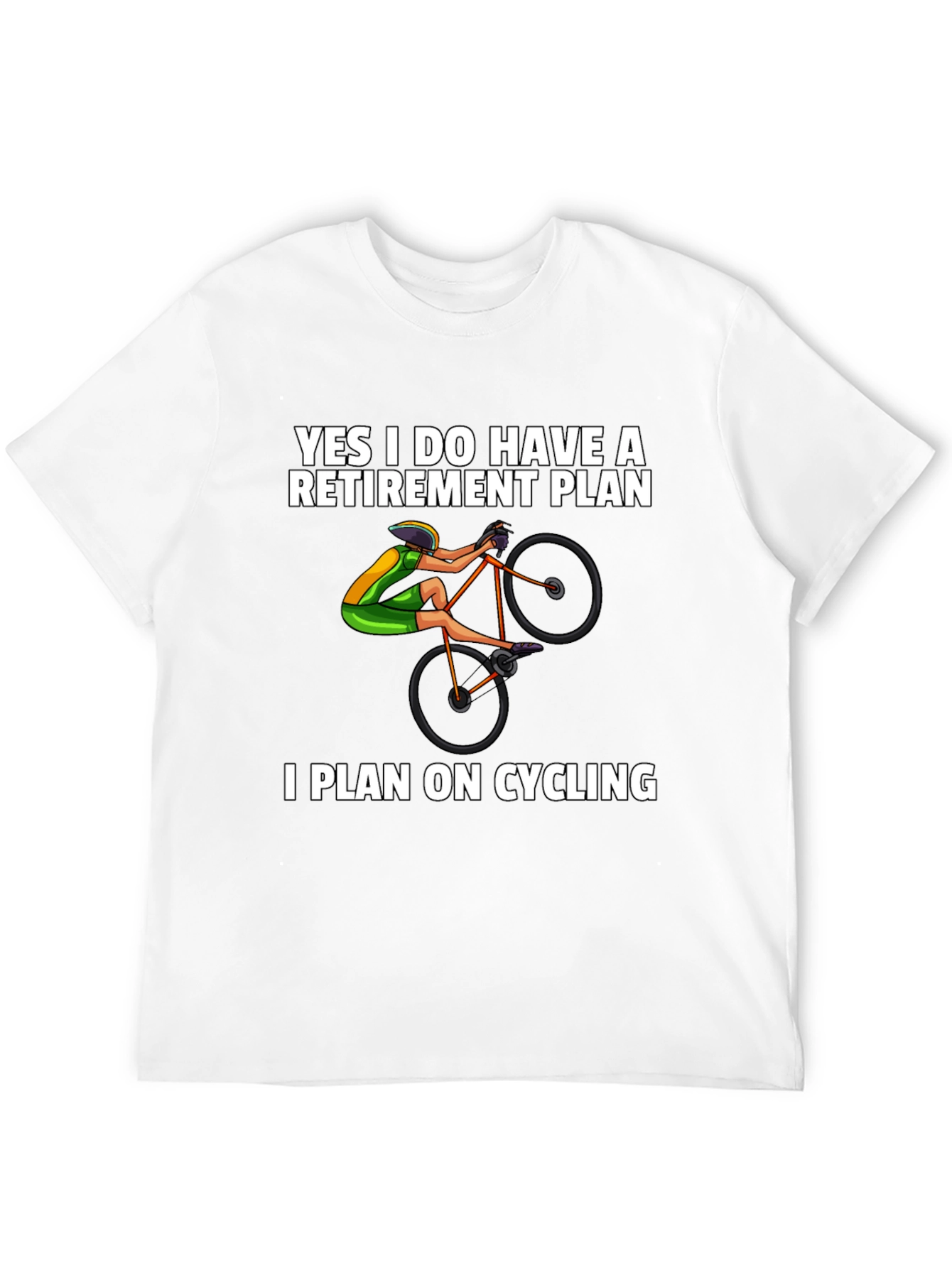 Funny Cycling Retirement Plan T-Shirt