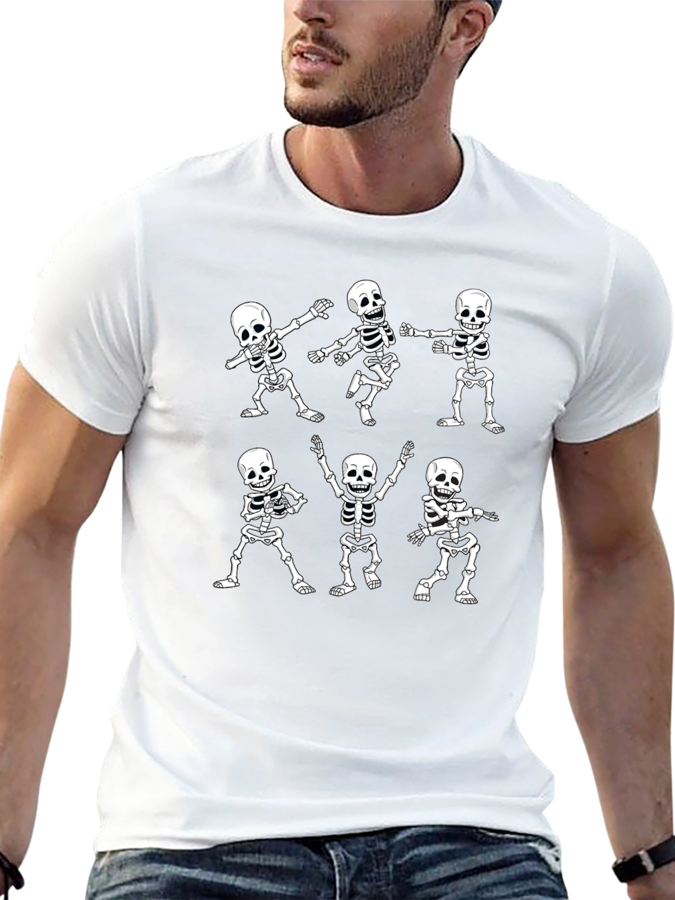 Dancing Skeletons Black T-Shirt
