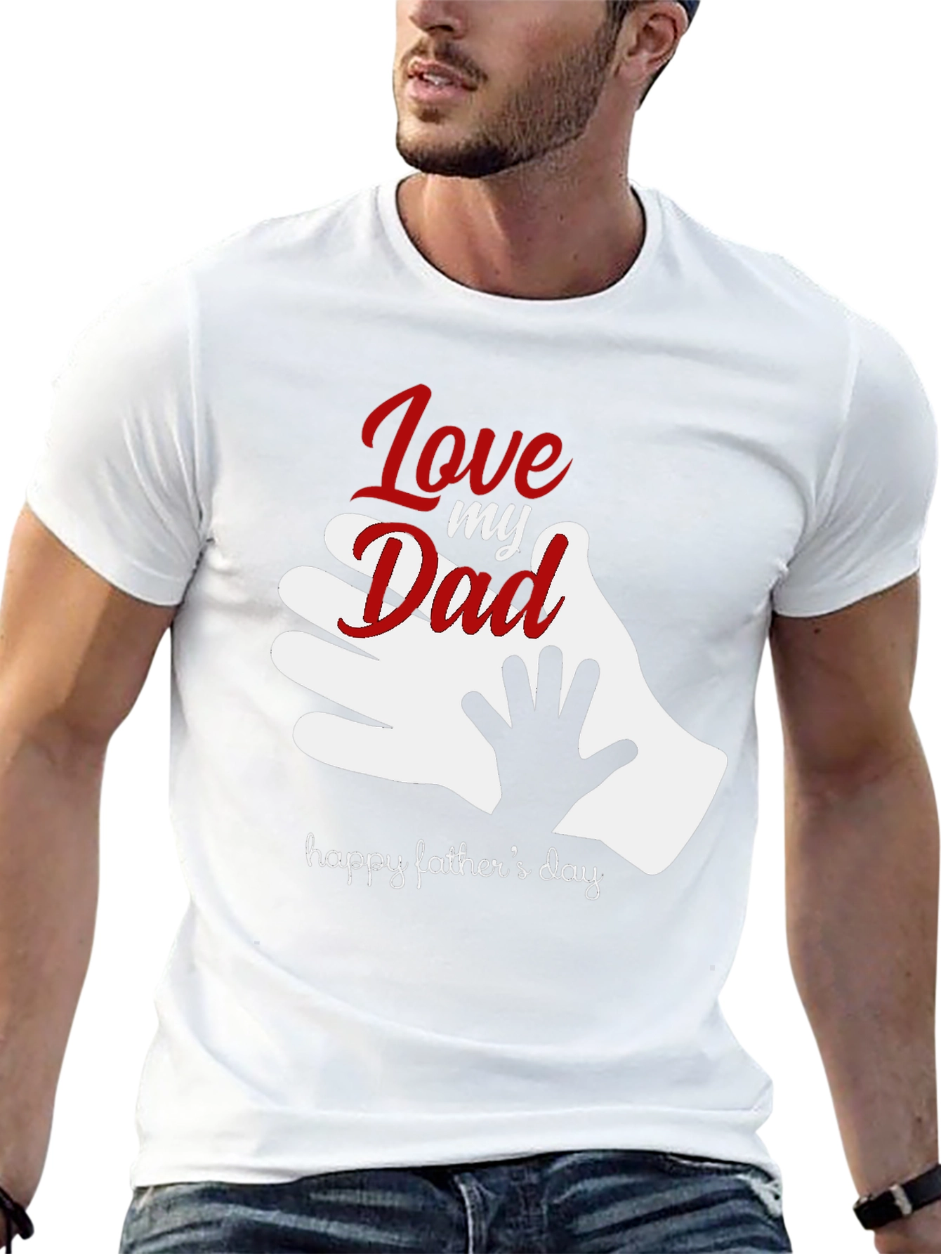 Love My Dad T-Shirt - Fathers Day Gift