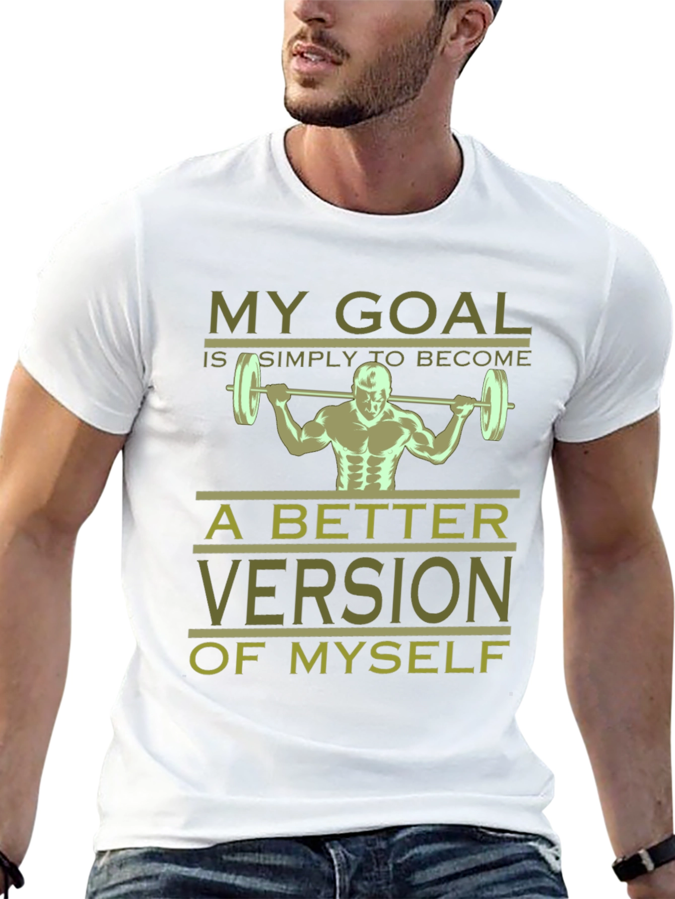 Motivational Workout T-Shirt - Better Version of Myself