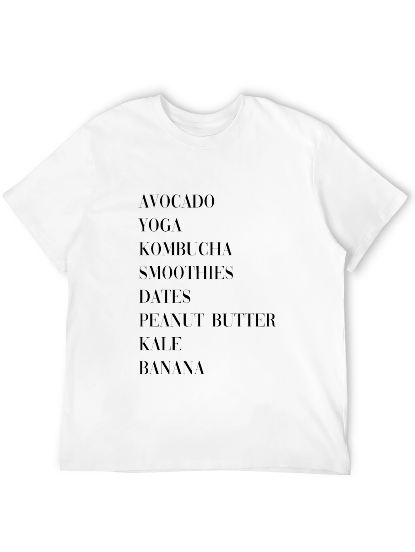 Healthy Lifestyle Black Graphic T-Shirt