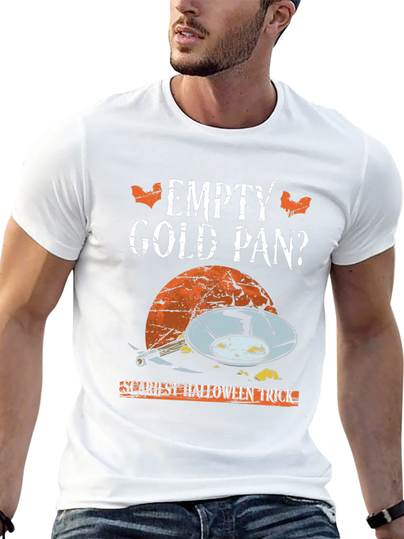 Empty Gold Pan Halloween Graphic Tee