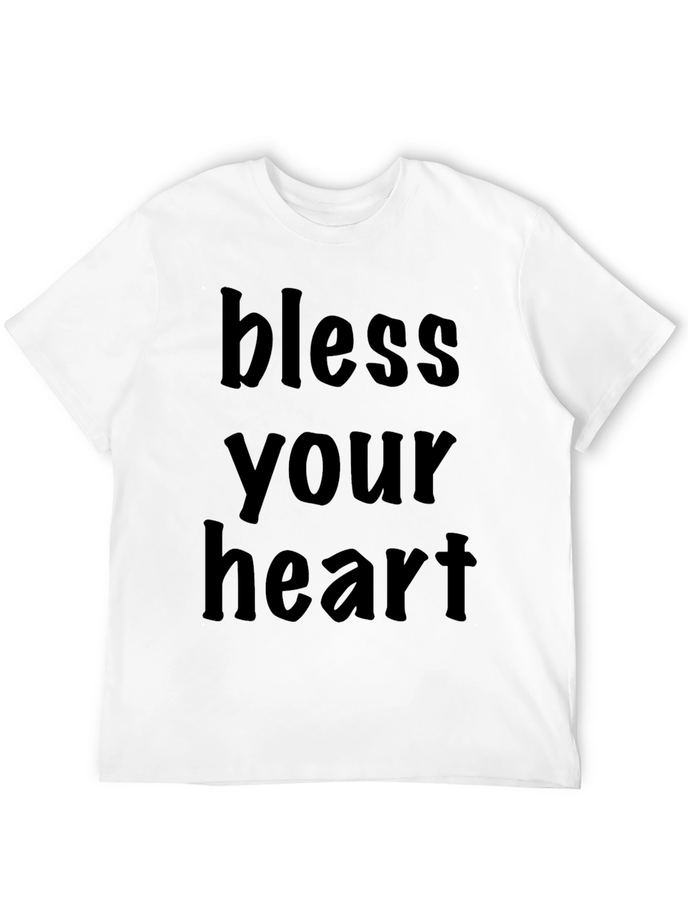 Bless Your Heart Black Graphic T-Shirt