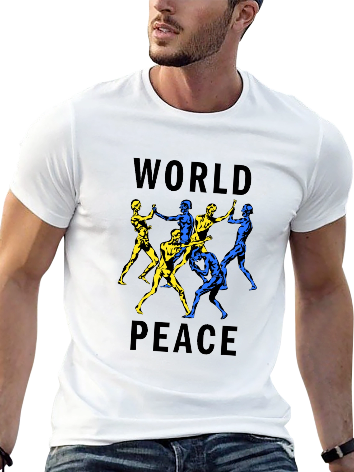 World Peace Graphic Tee - Black