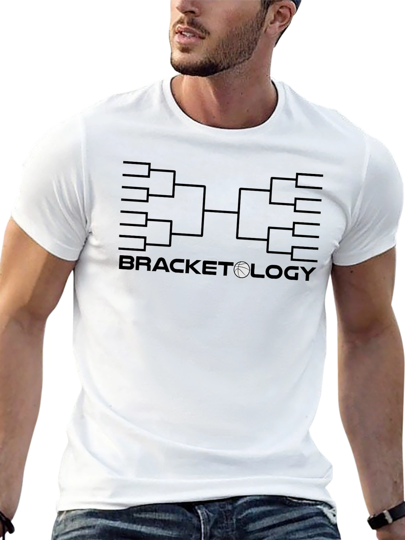 Bracketology Basketball Tournament Graphic Tee