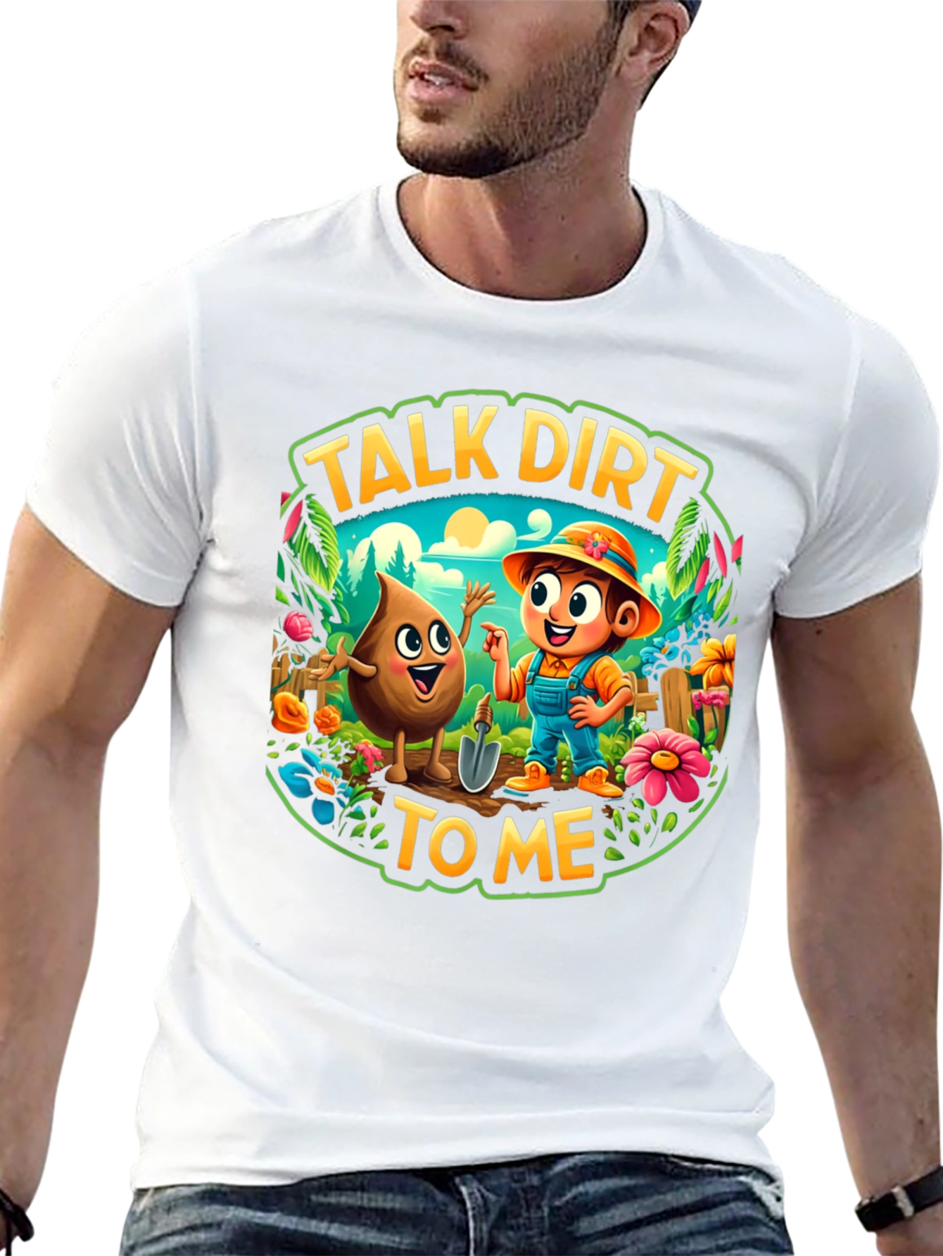 Talk Dirt To Me Funny Gardening T-Shirt