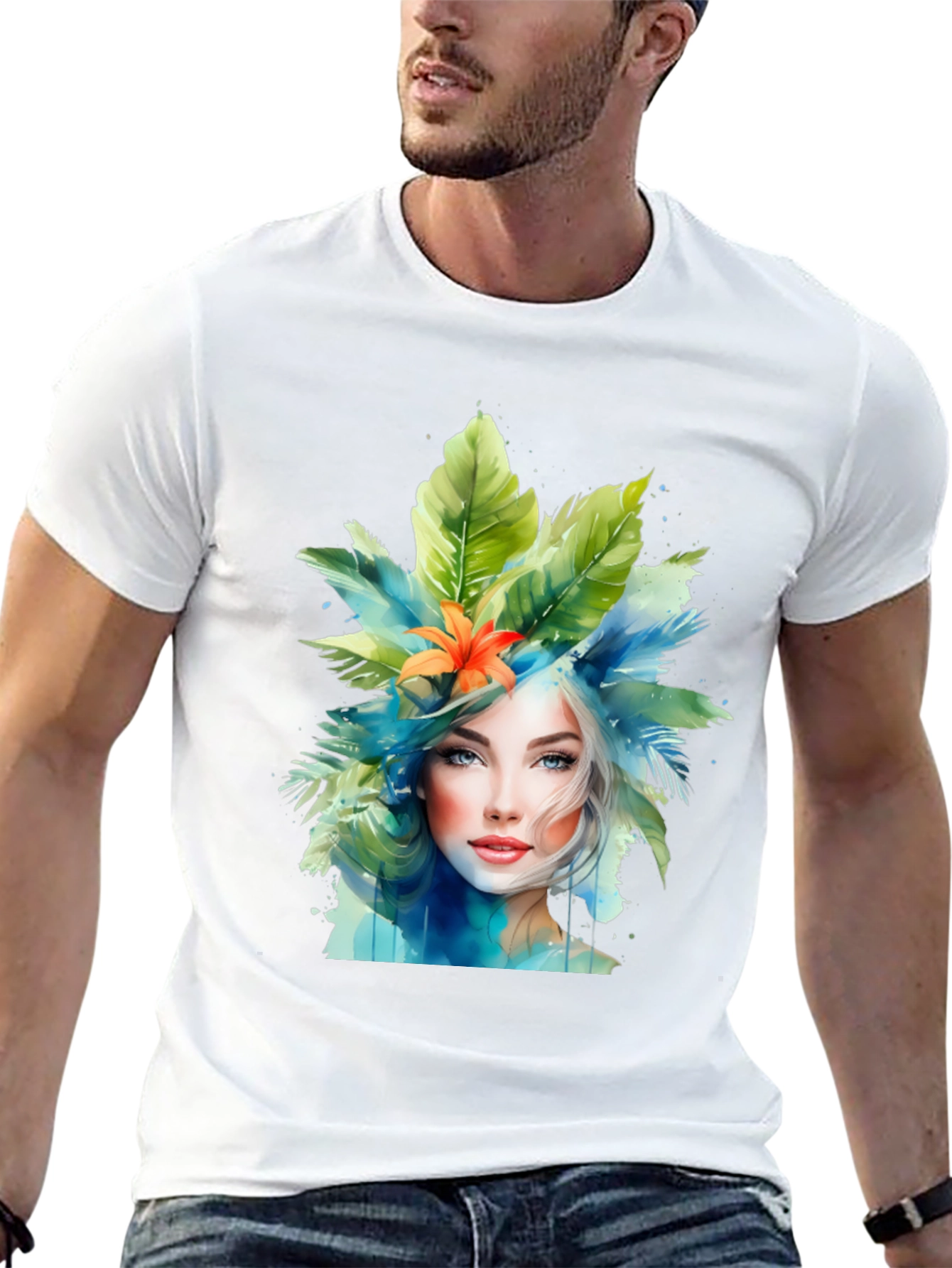 Tropical Watercolor Graphic Tee