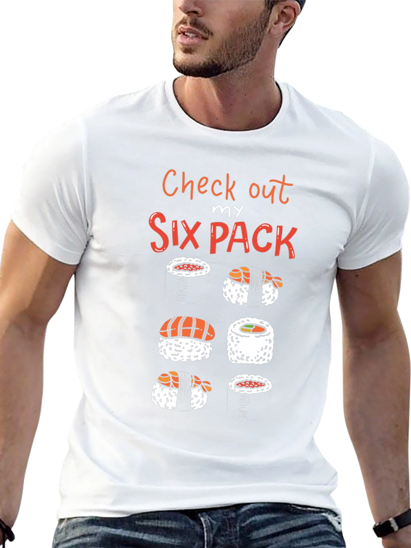 Sushi Six Pack T-Shirt
