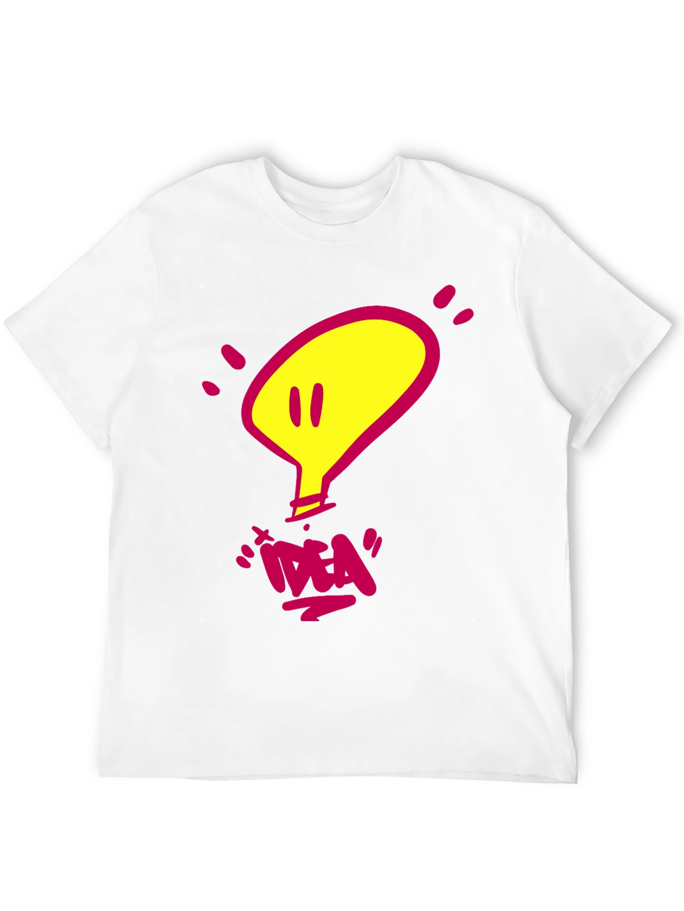 Idea Light Bulb Graphic T-Shirt