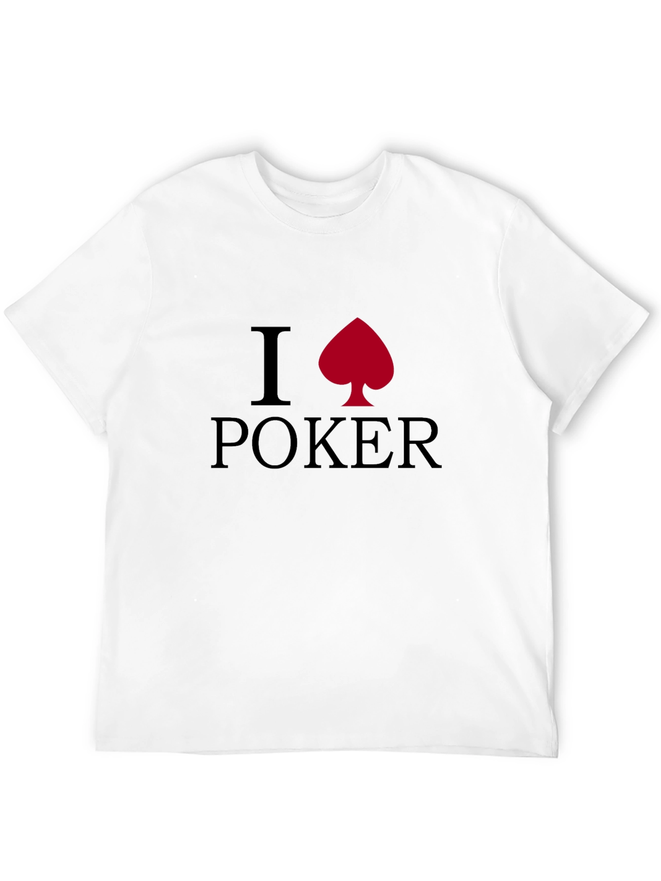 I Heart Poker T-Shirt - Spade Design