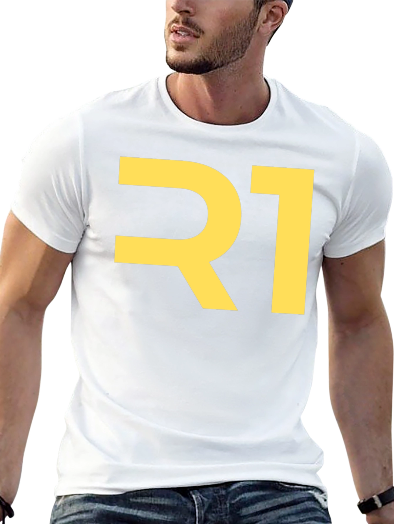 Bold R1 Graphic Tee - Black