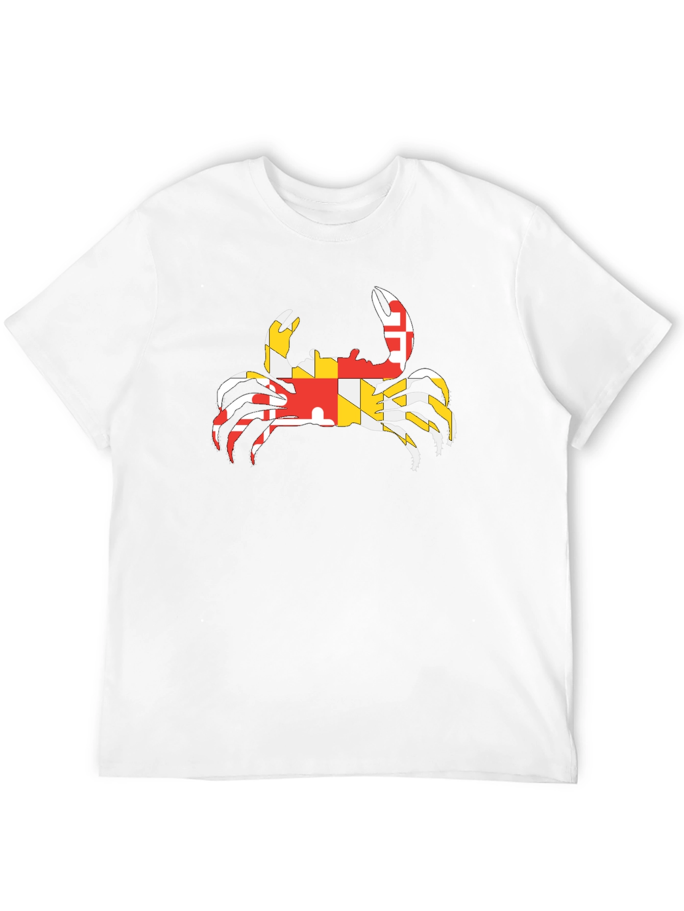 Maryland Flag Crab Graphic T-Shirt