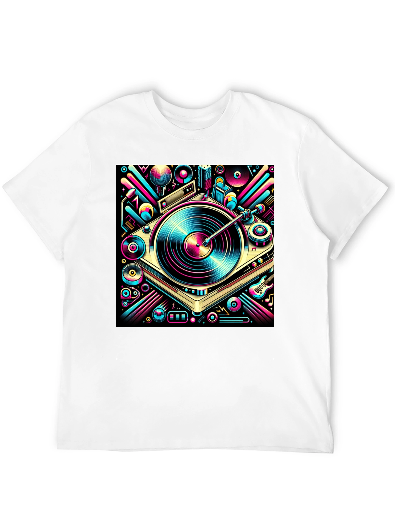 Retro Turntable Graphic Tee