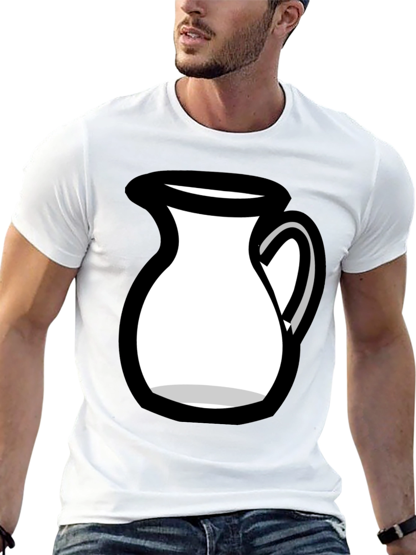 Milk Pitcher Graphic Tee - Unique Design