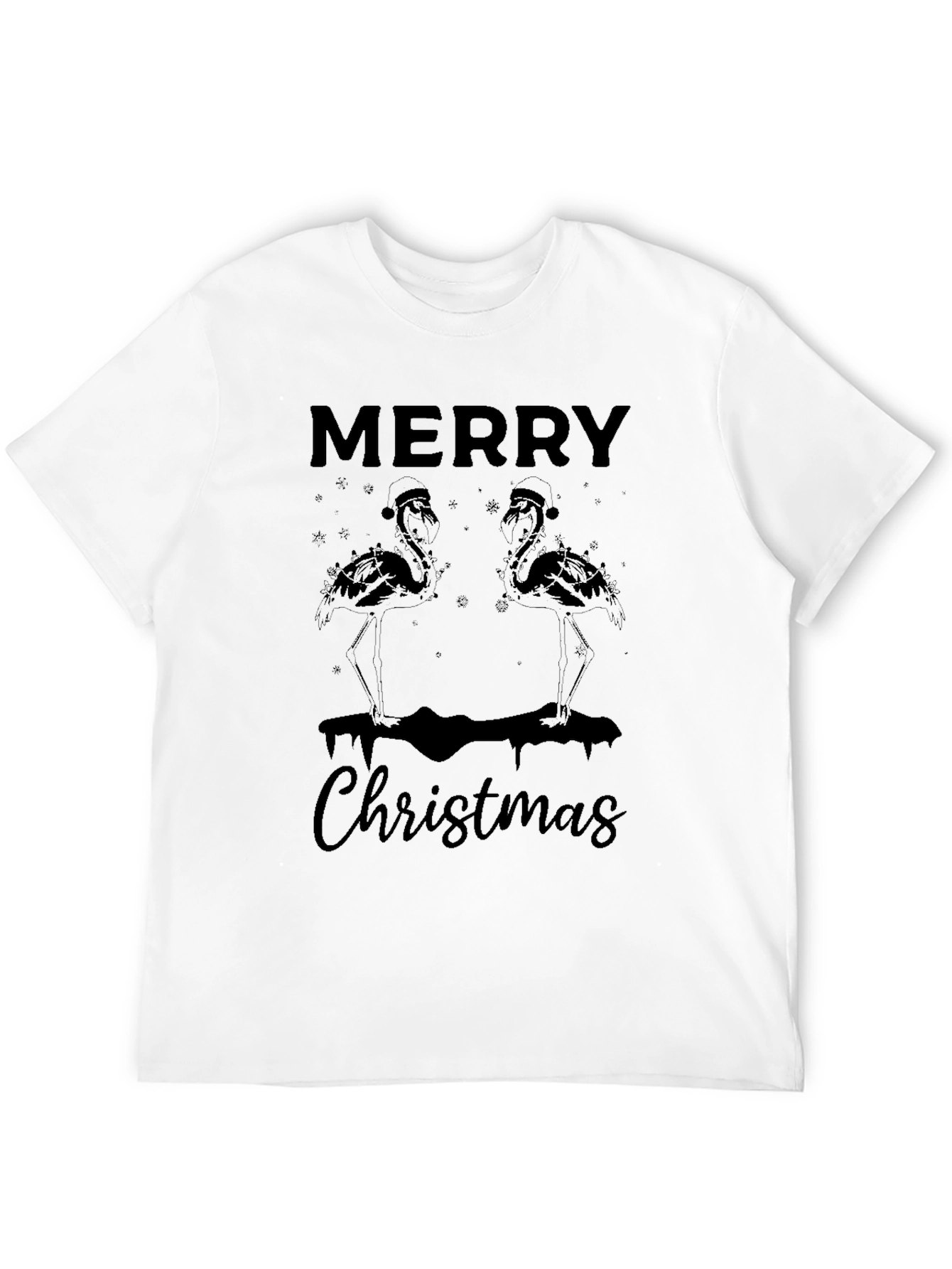 Merry Christmas Flamingo T-Shirt