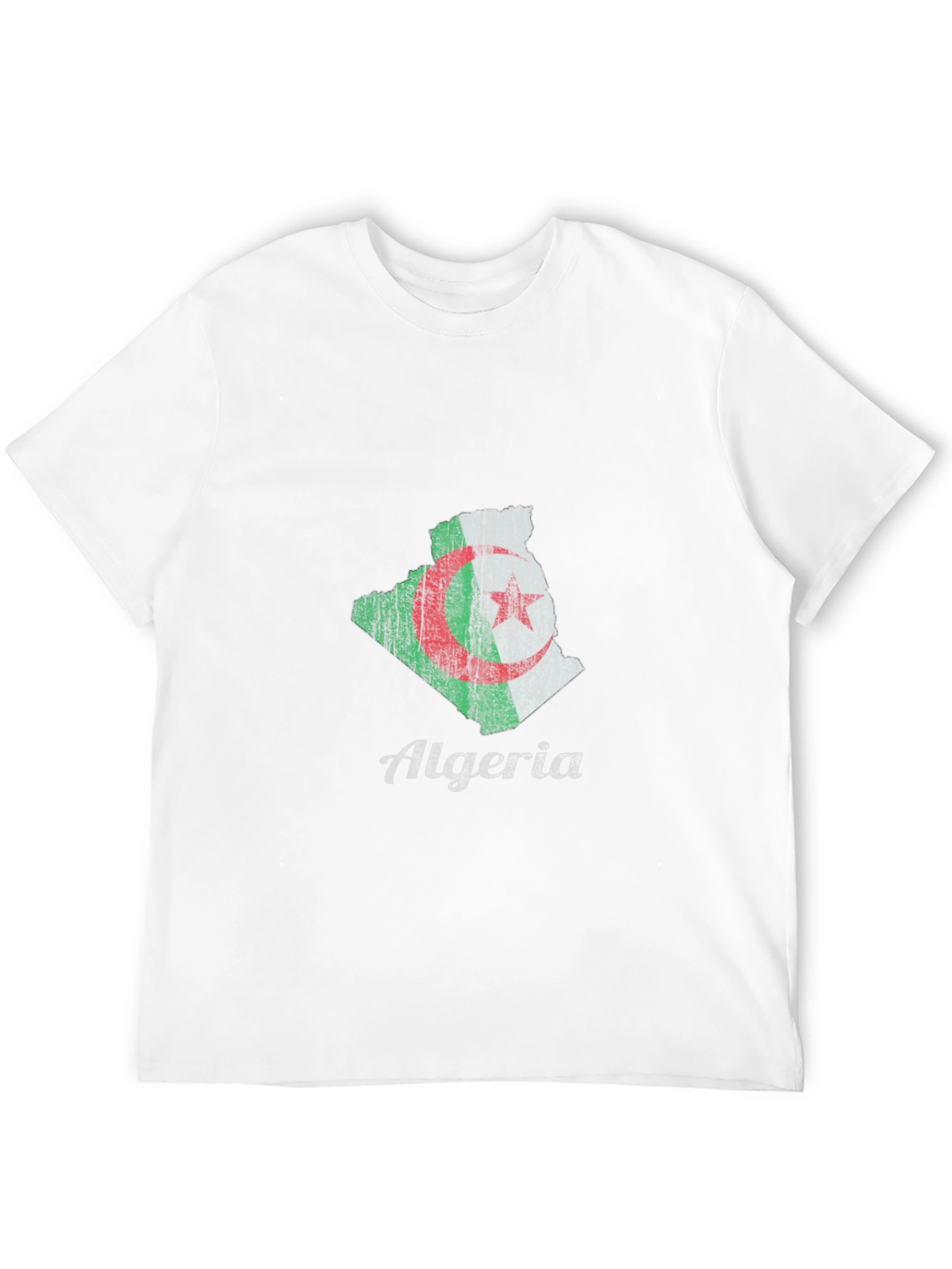 Algeria Flag Map T-Shirt