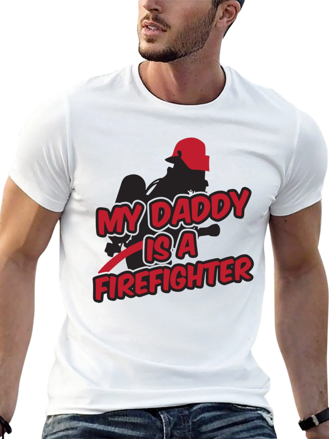 My Daddy is a Firefighter Graphic Tee