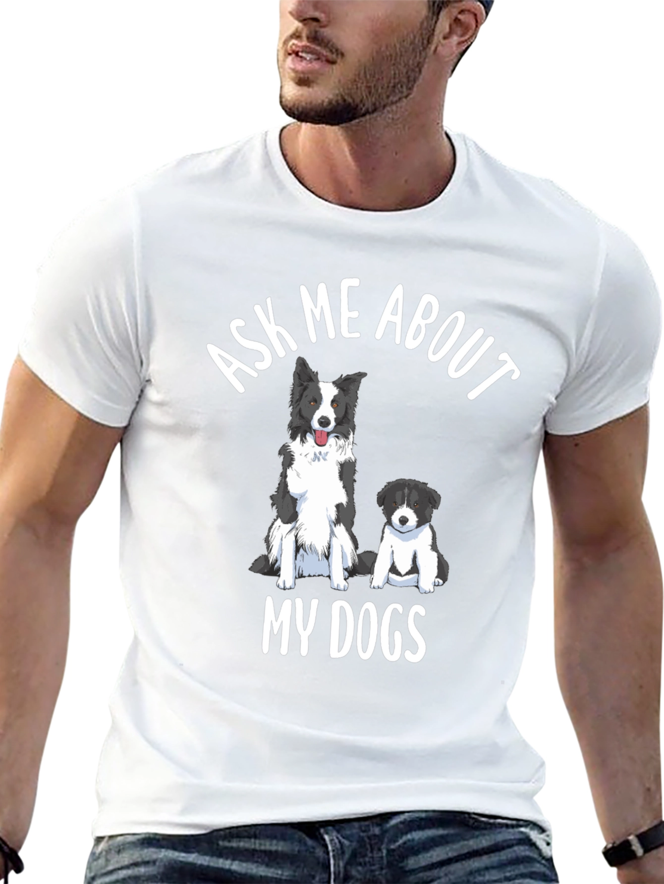 Dog Lover T-Shirt - Ask Me About My Dogs