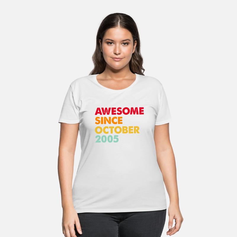 Awesome Since october 2005 17th Birthday Gifts