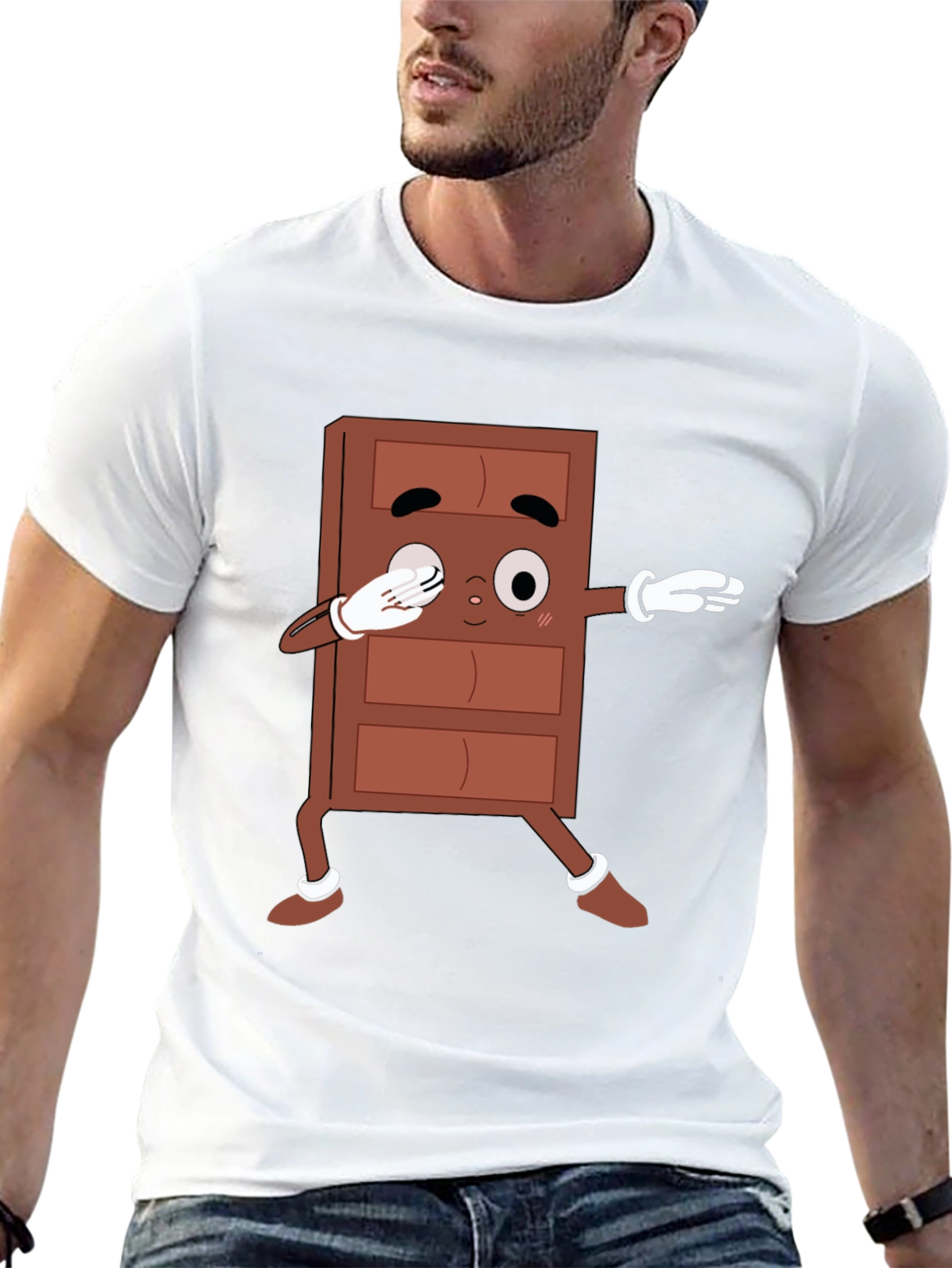Chocolate Dab T-Shirt - Funny Cartoon Tee