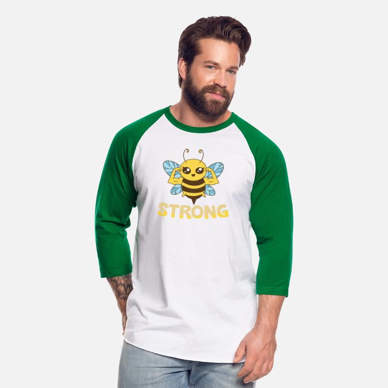 Bee Strong Women Cute Bee Graphic Shirt