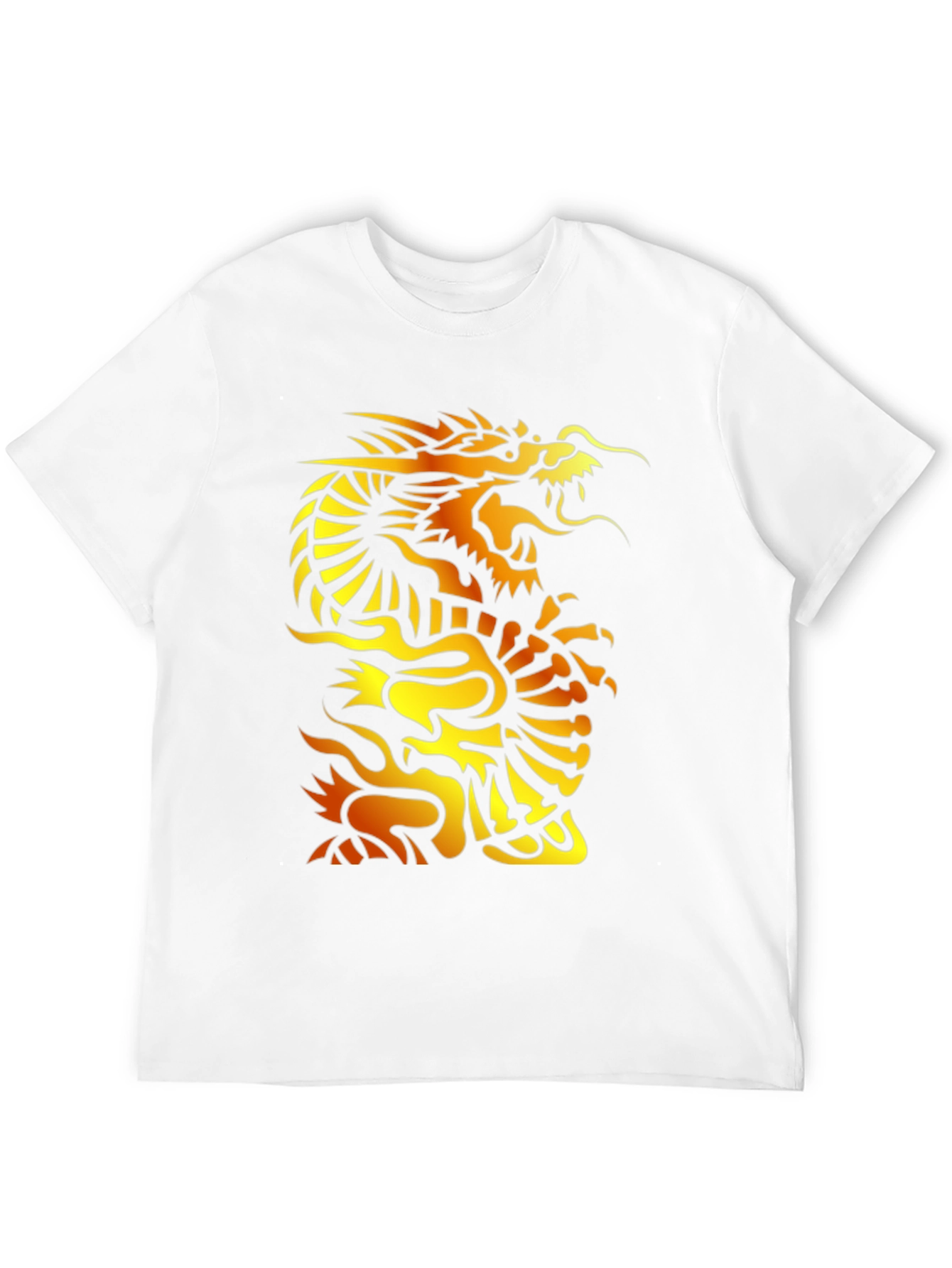 Bold Dragon Graphic Black T-Shirt