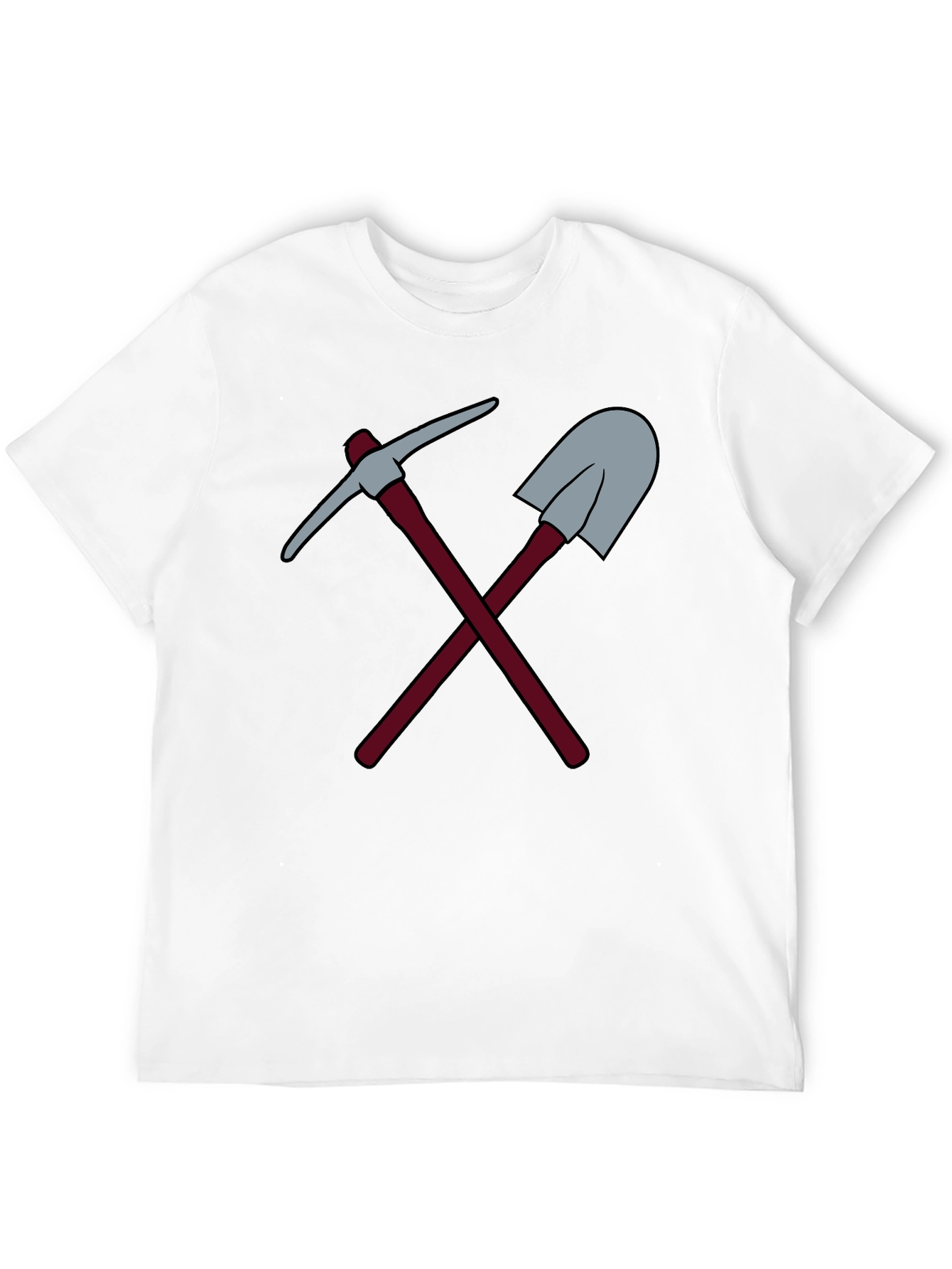 Pickaxe & Shovel Graphic Tee - Mining Apparel