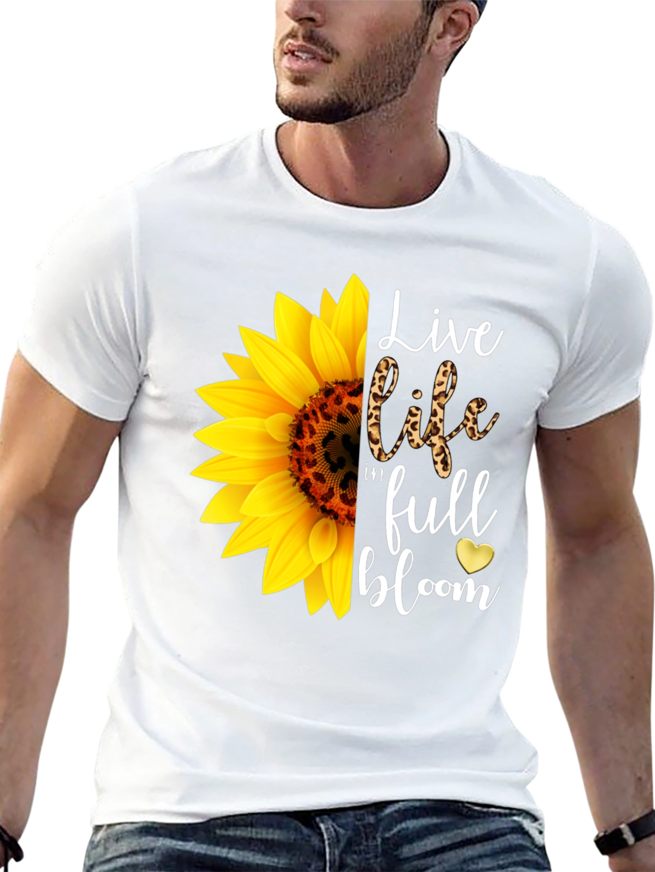 Sunflower Live Life Graphic Tee