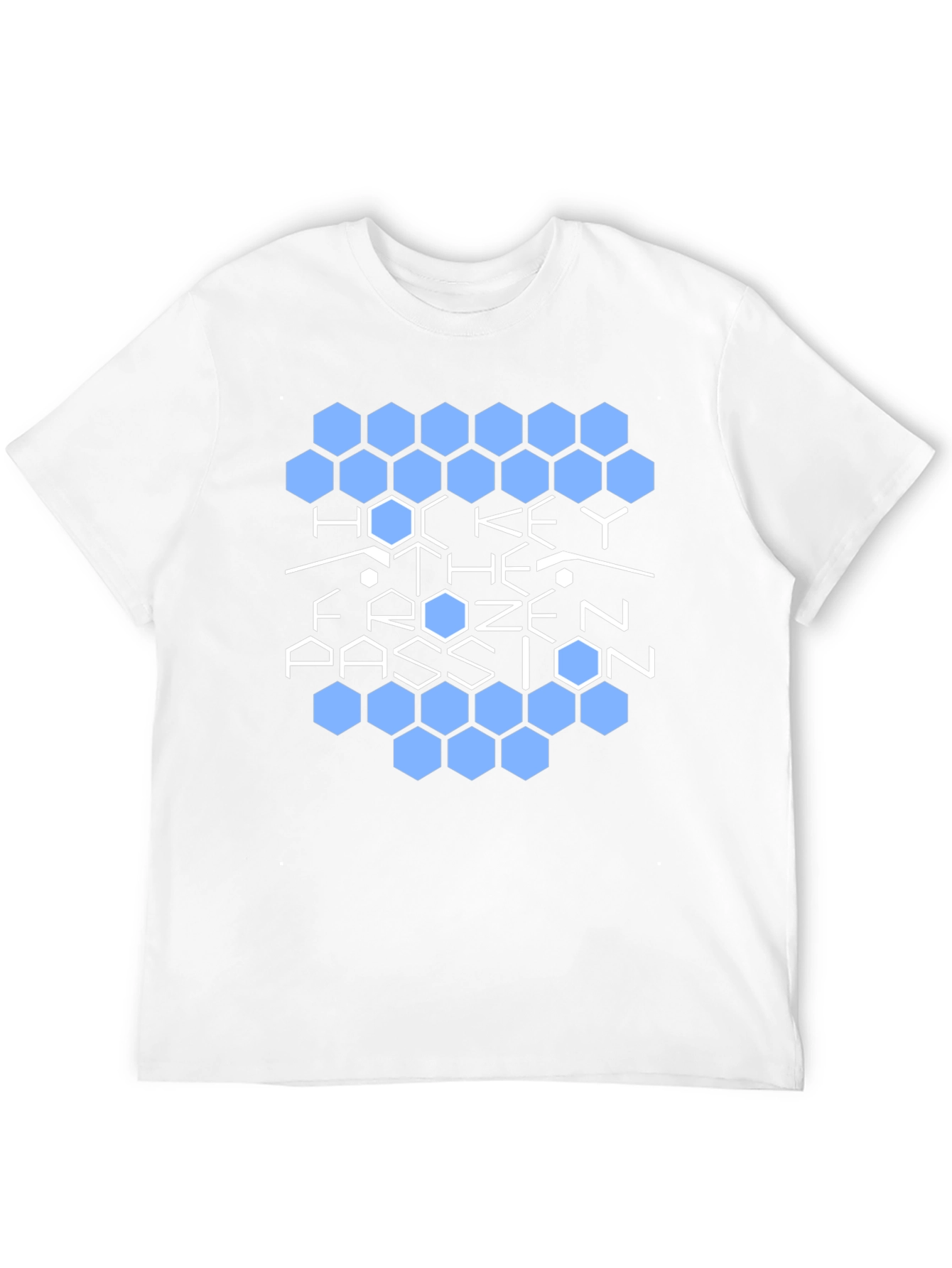 Hockey Passion Graphic Tee - Black Cotton T-Shirt