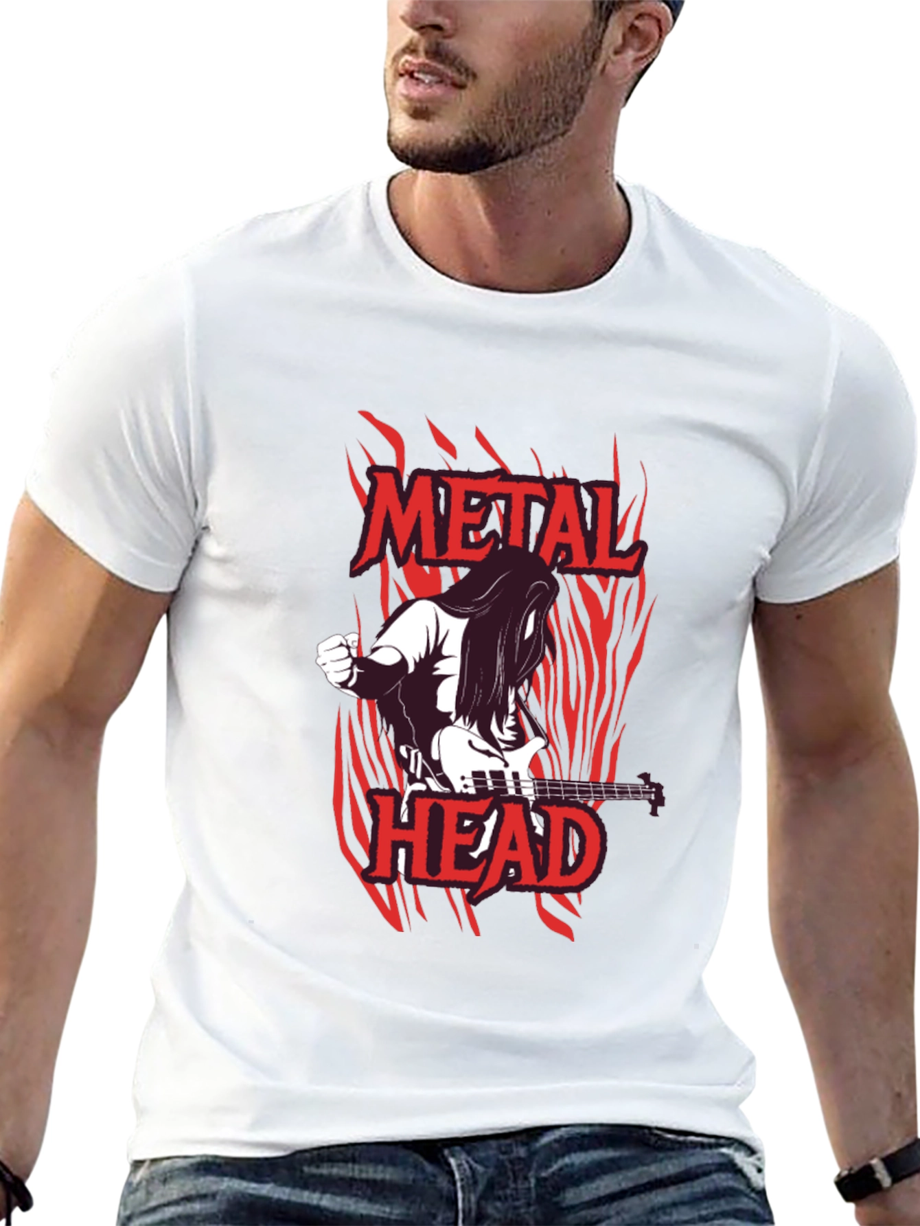 Metal Head T-Shirt - Rock Music Tee