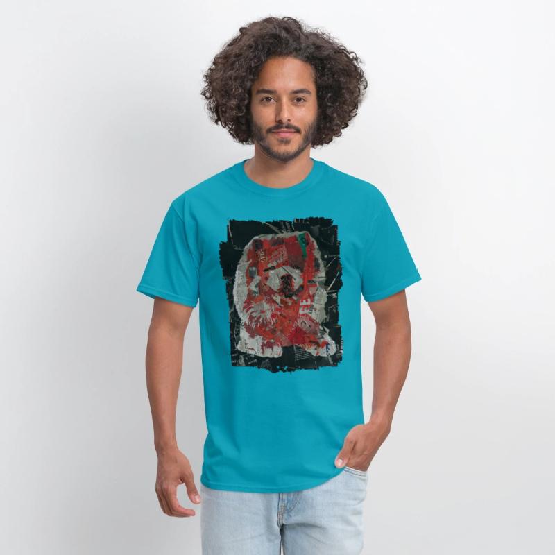 Chow Chow Dog Collage Paper Art