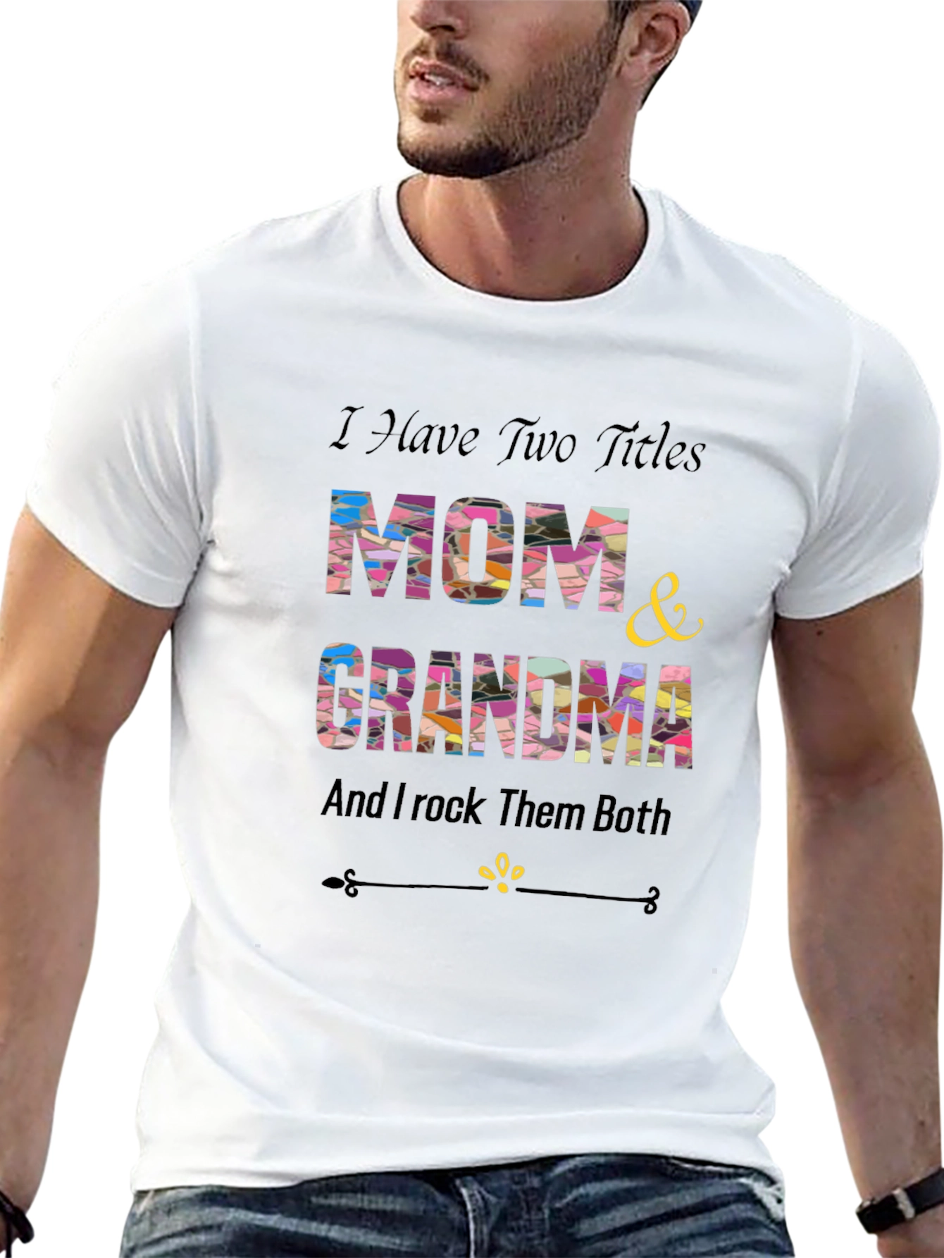 Mom & Grandma T-Shirt - I Rock Them Both!