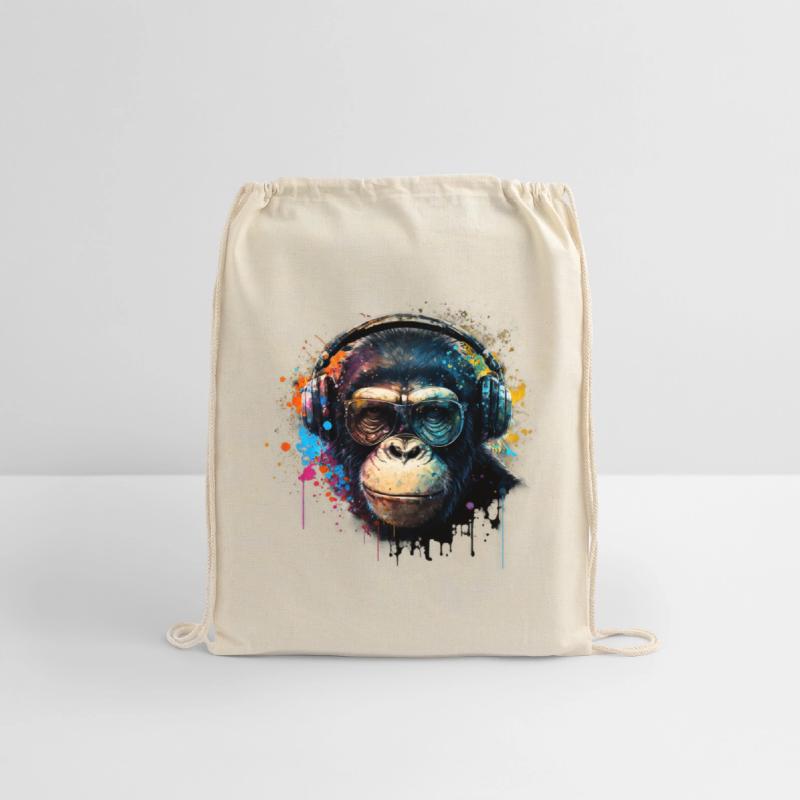 Colorful DJ Chimpanzee
