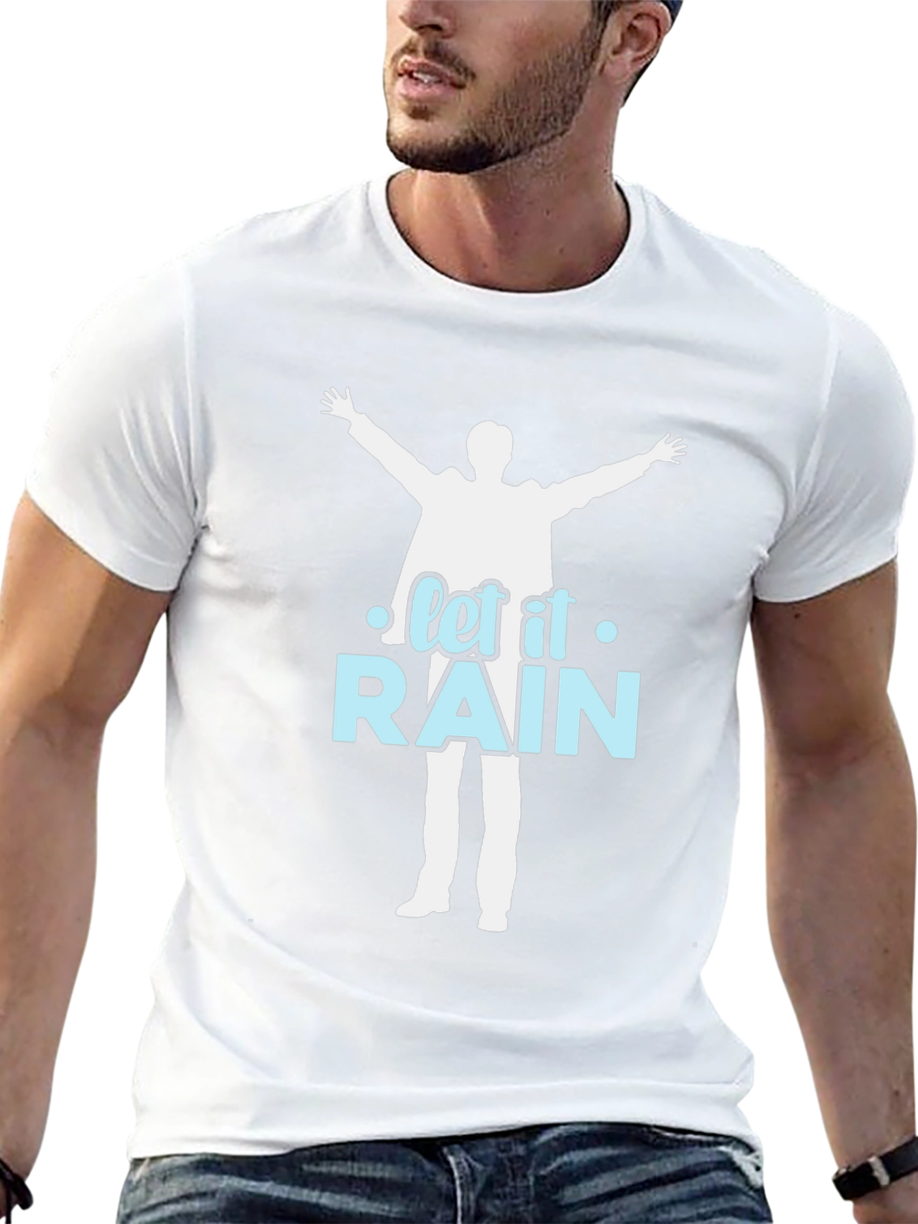 Let it Rain T-Shirt - Silhouette Design