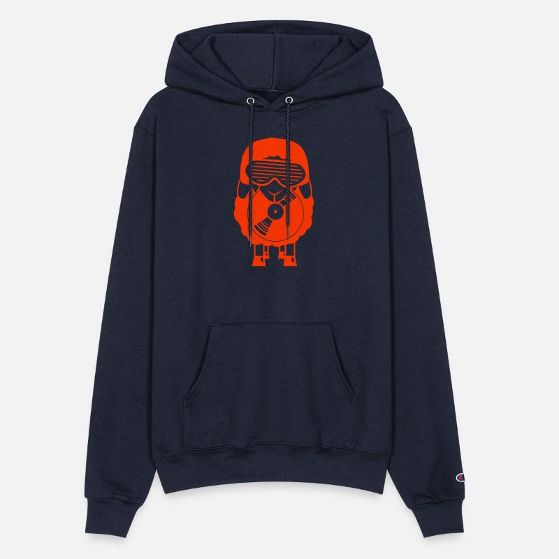 DJ Sheep Holds Vinyl Music Record Plate Club Party