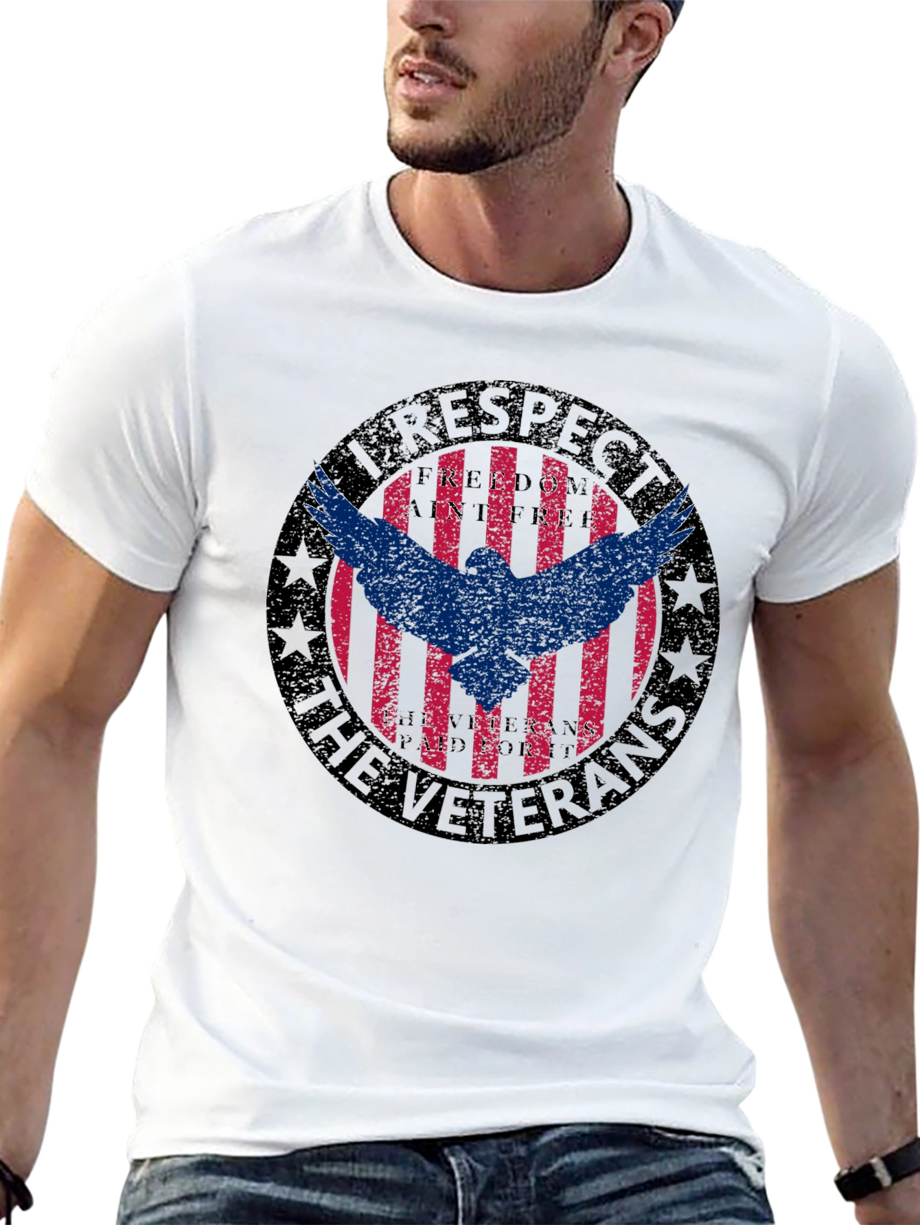I Respect The Veterans Graphic Tee