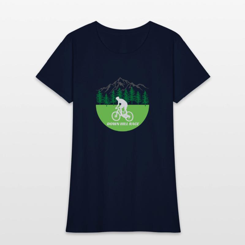 Down Hill Race Mountain Bike Lover Premium T shirt
