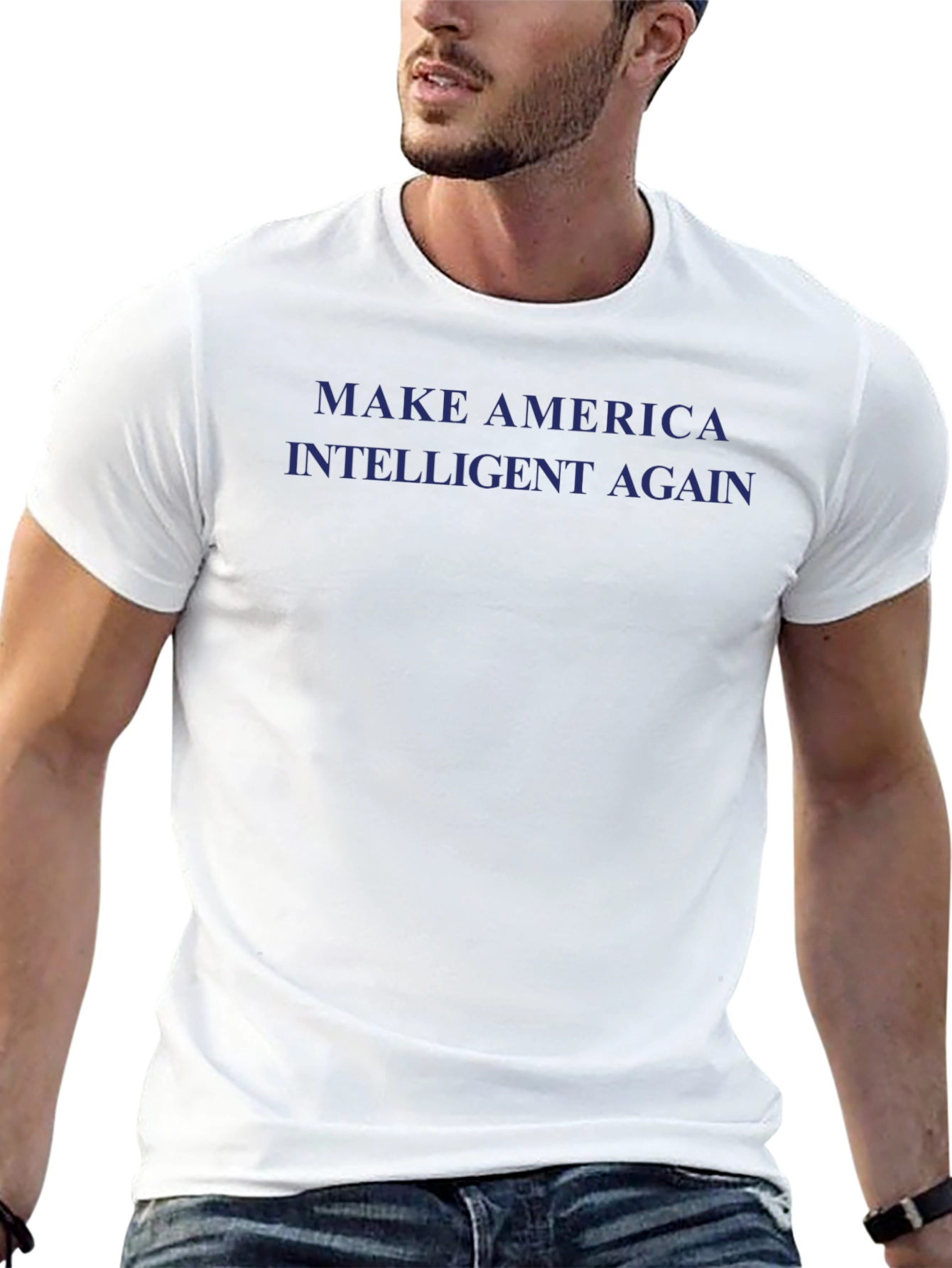 Make America Intelligent Again Graphic Tee