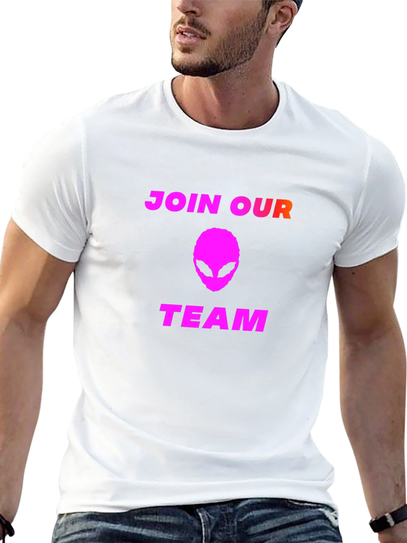 Join Our Team Alien Graphic T-Shirt