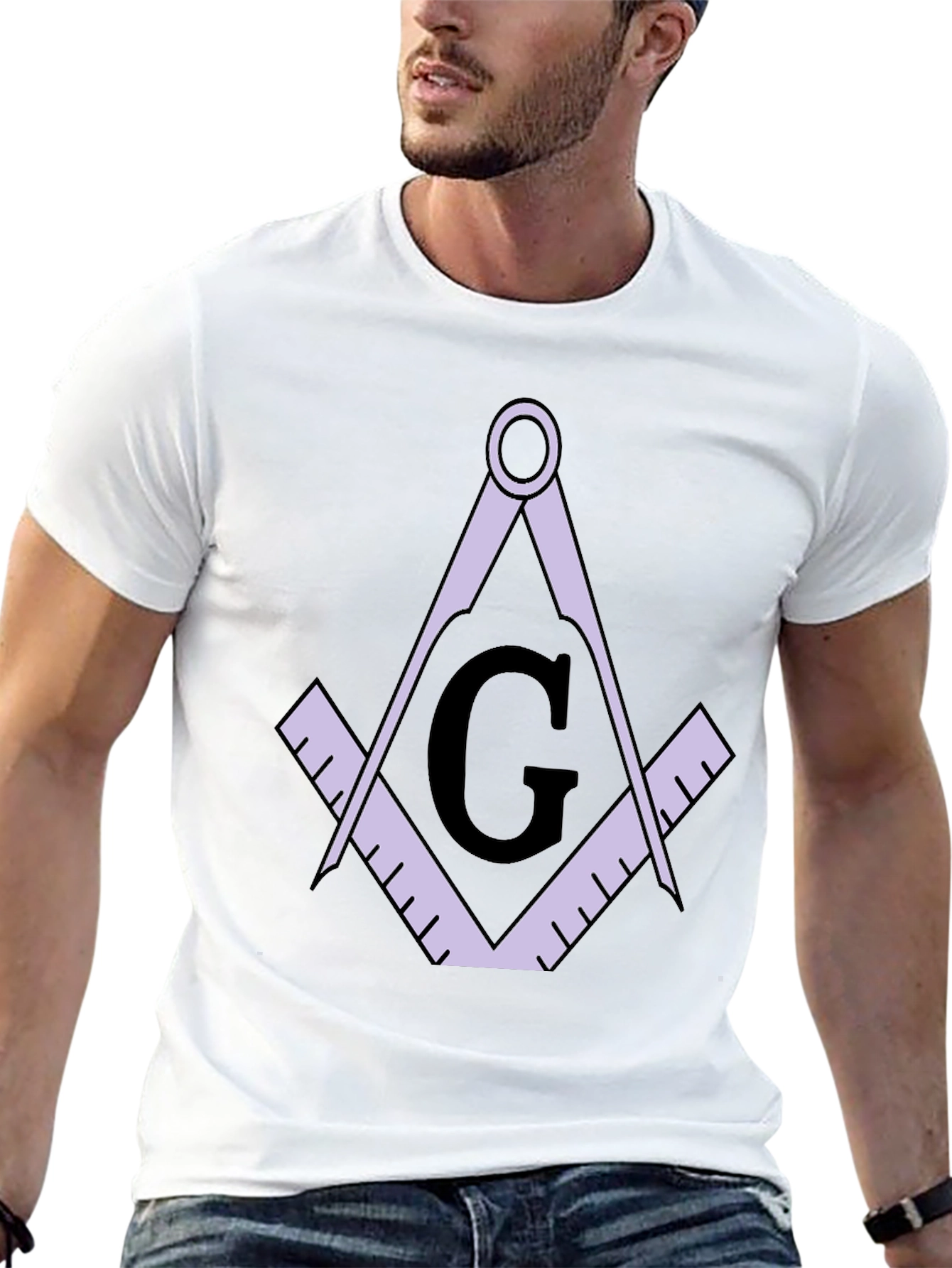 Masonic T-Shirt Square and Compasses Graphic Tee