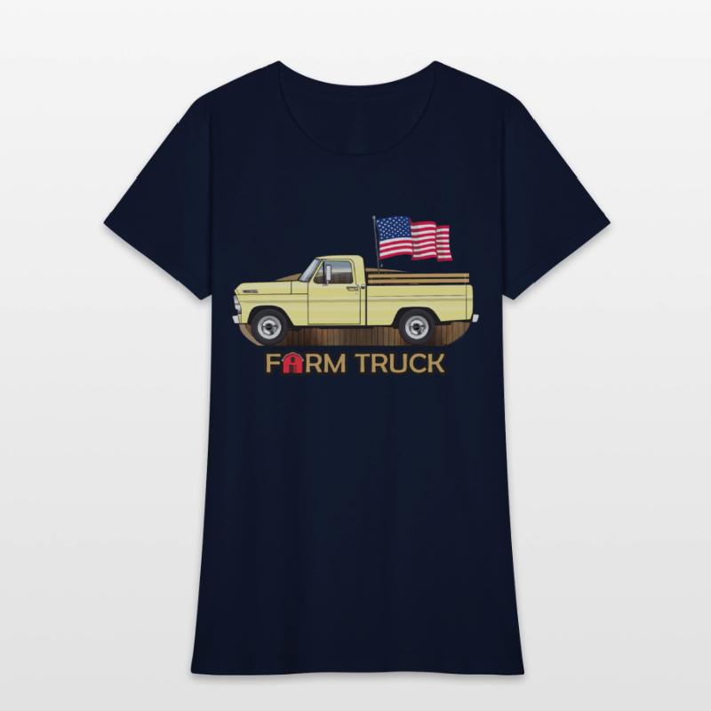 Farm truck Springtime Yellow