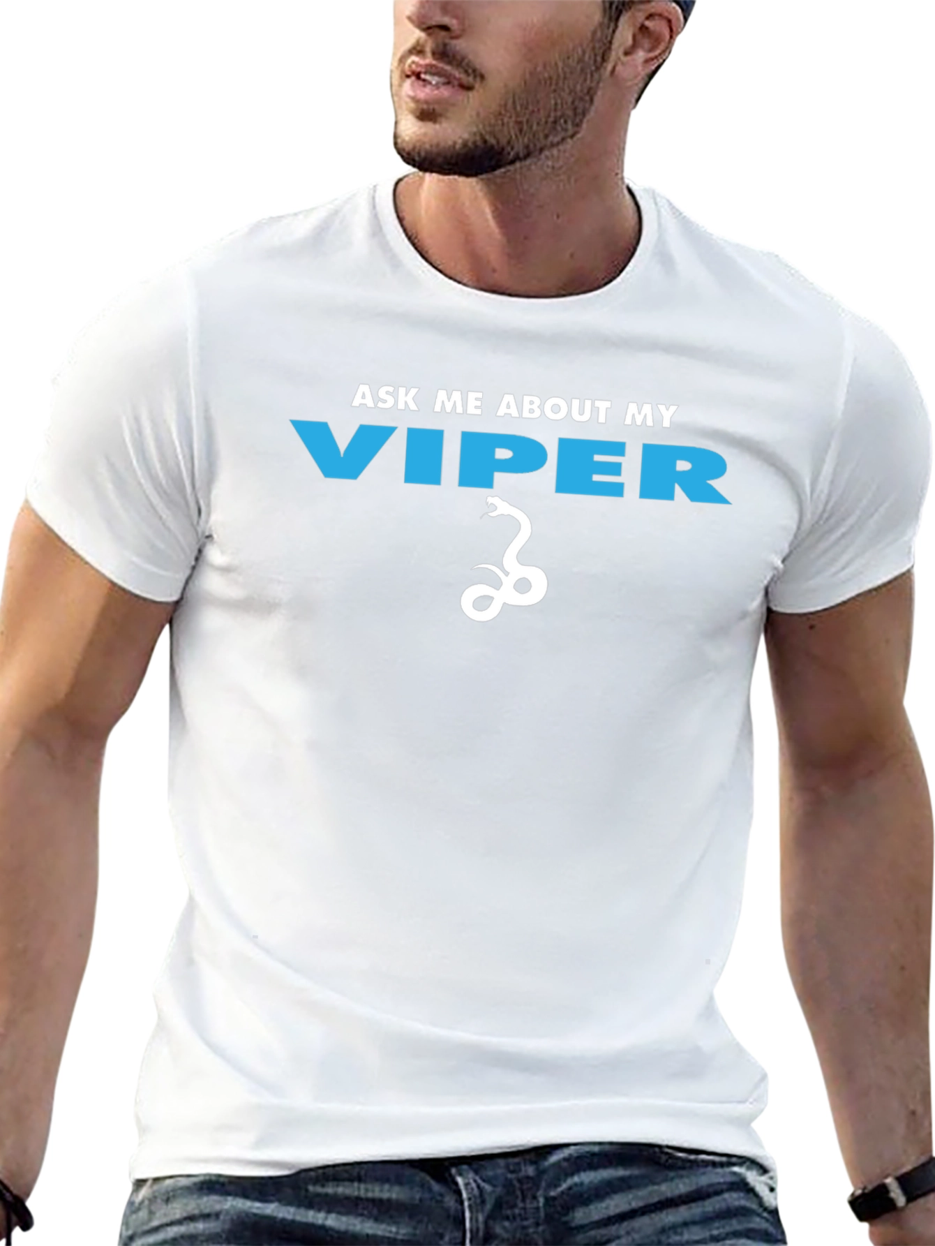 Ask Me About My Viper Funny Graphic T-Shirt